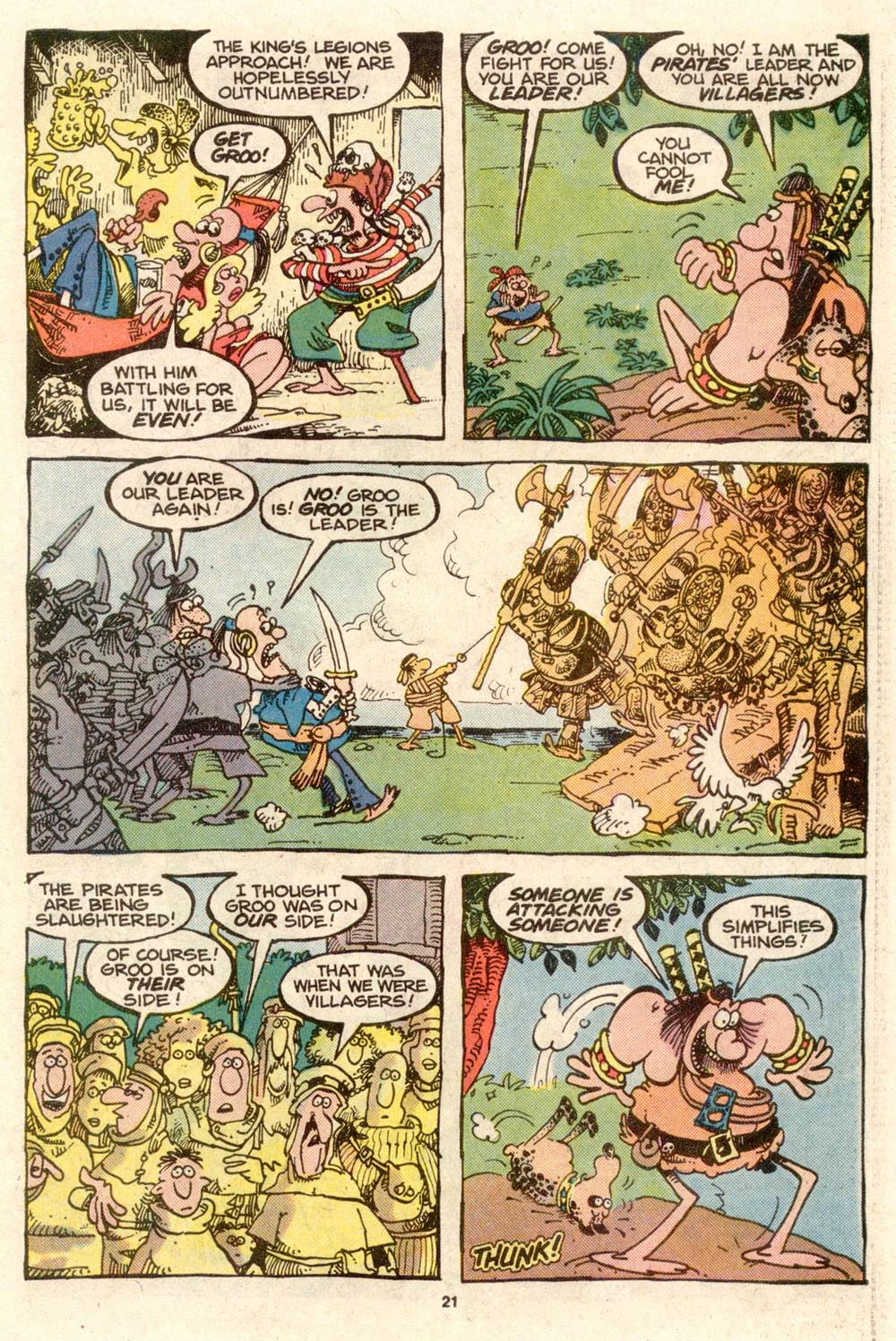 Read online Sergio Aragonés Groo the Wanderer comic -  Issue #33 - 22