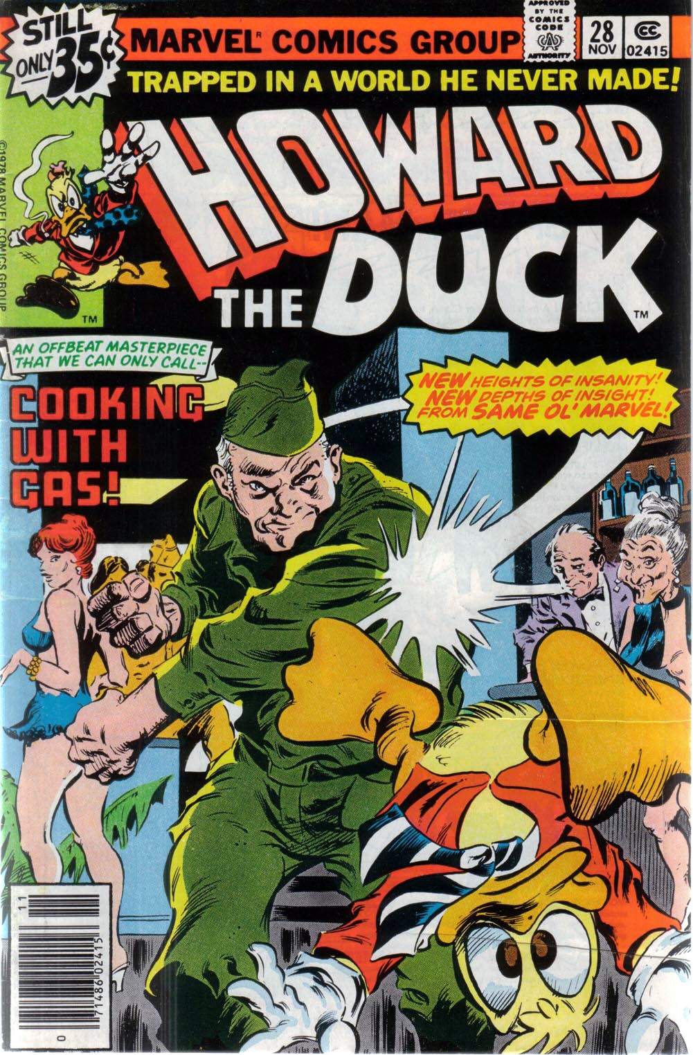 Read online Howard the Duck (1976) comic -  Issue #28 - 1