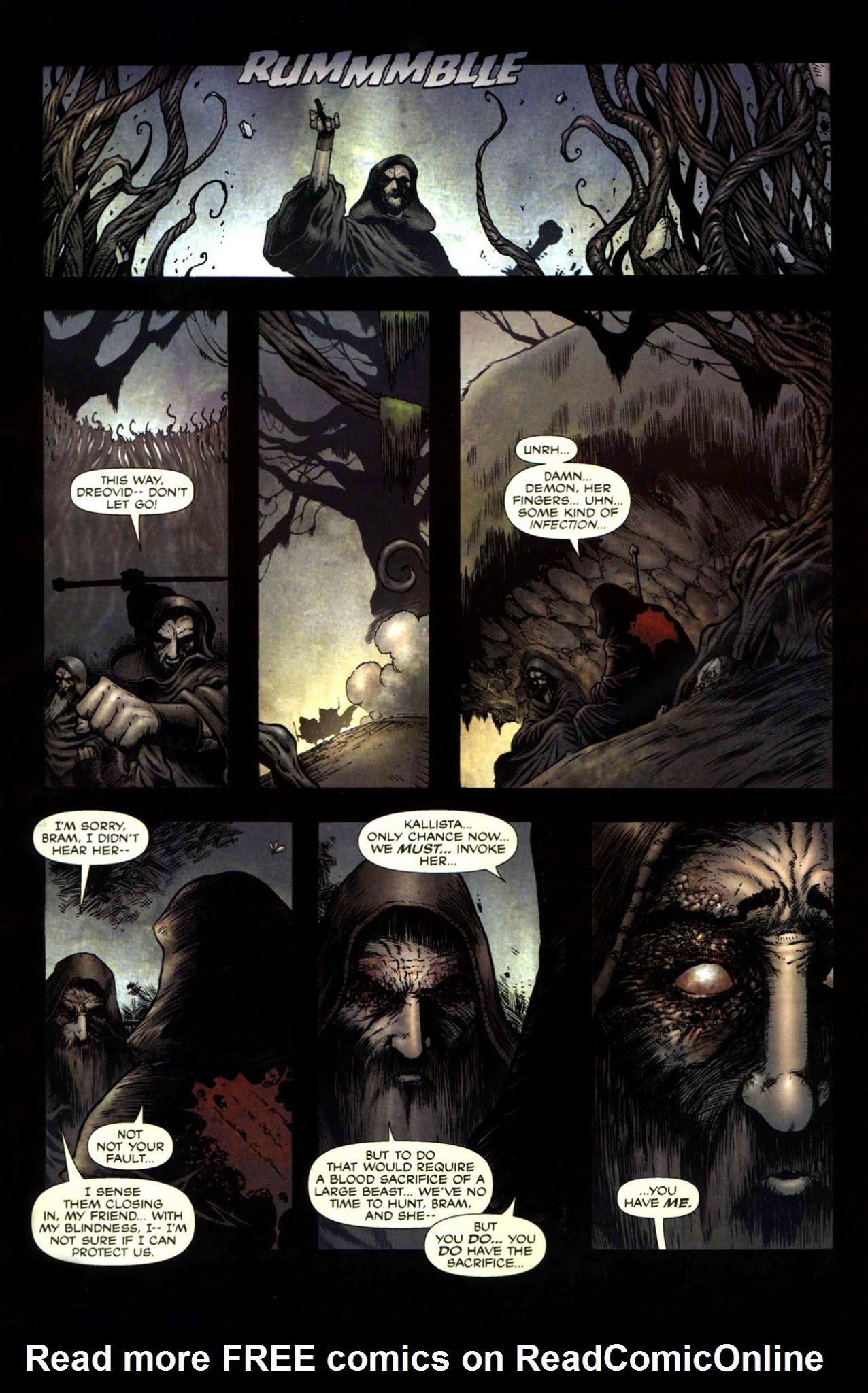 Read online Frank Frazetta's Swamp Demon comic -  Issue # Full - 14