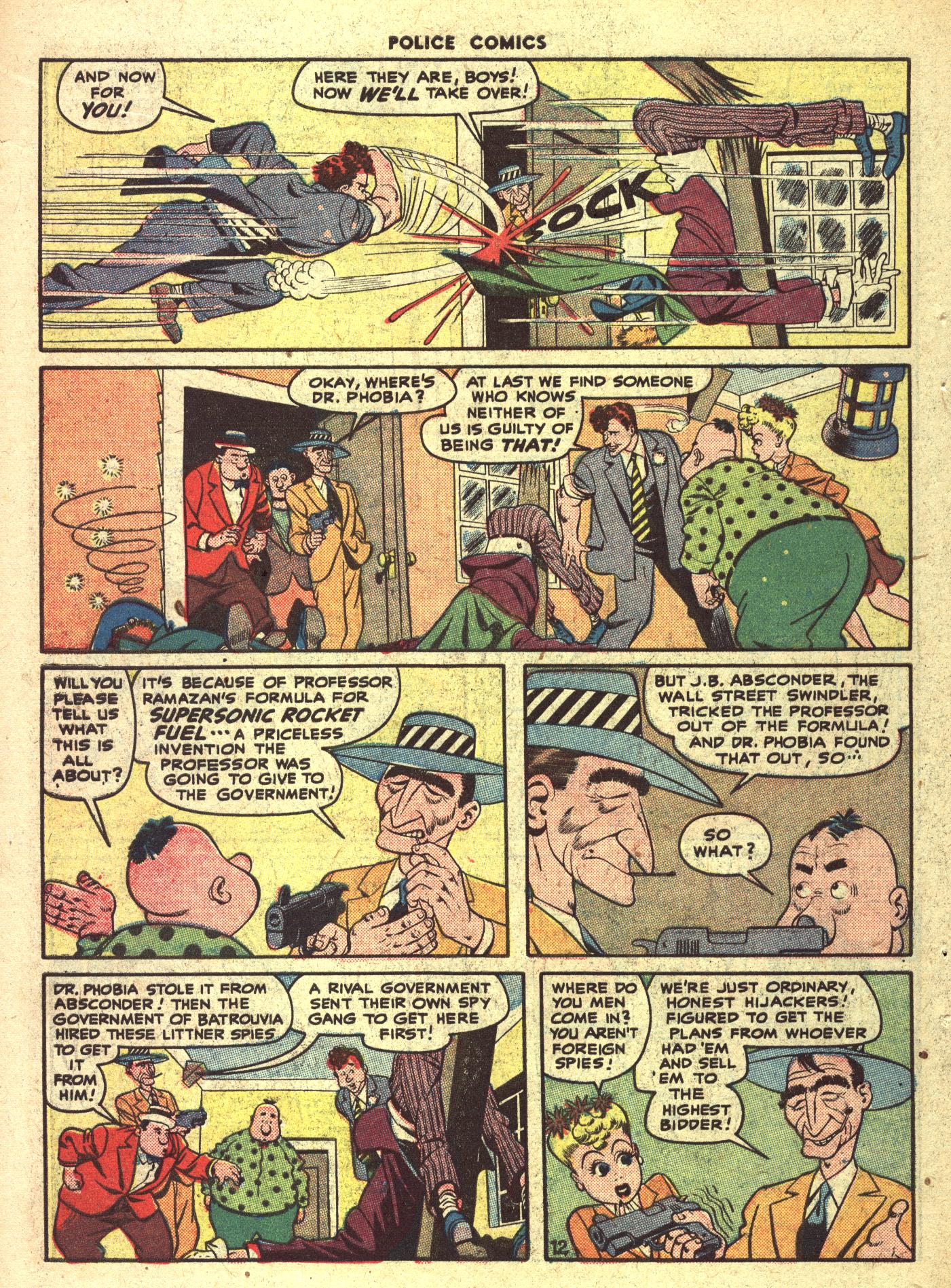Read online Police Comics comic -  Issue #65 - 14