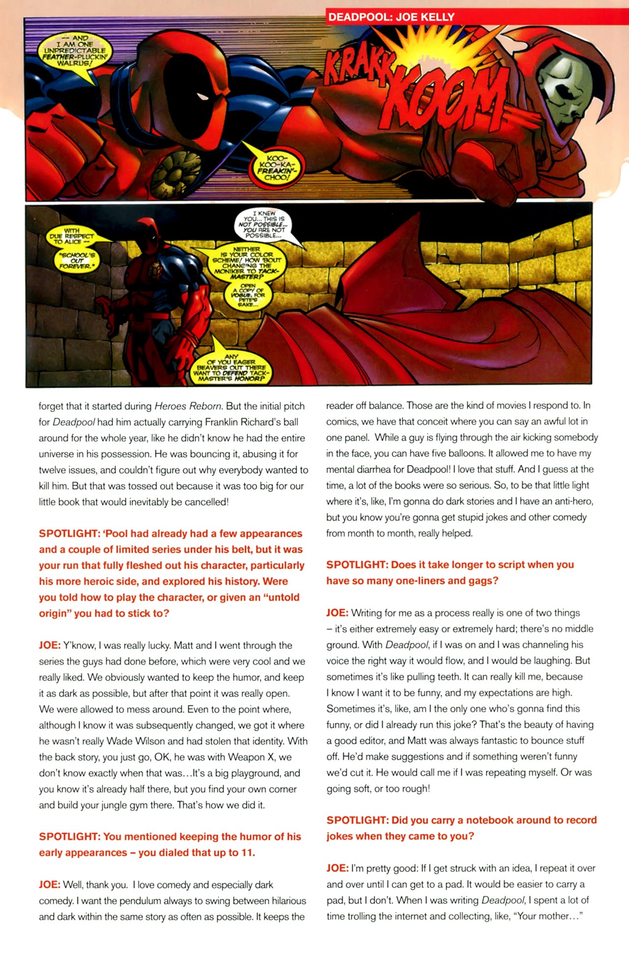 Read online Marvel Spotlight: Deadpool comic -  Issue # Full - 14