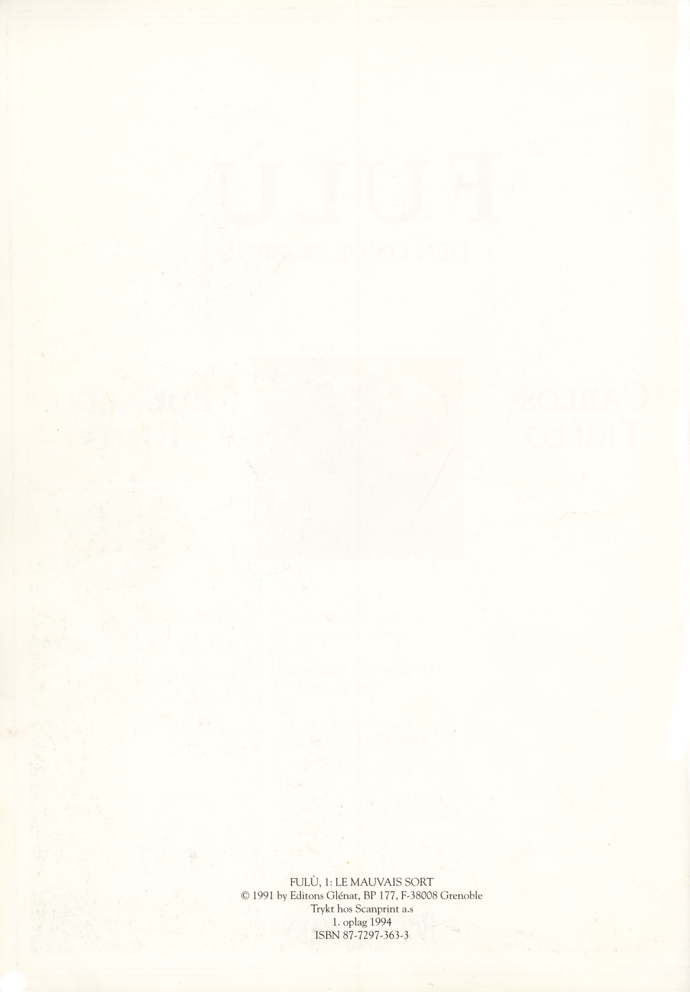 Read online Fulu comic -  Issue #1 - 3