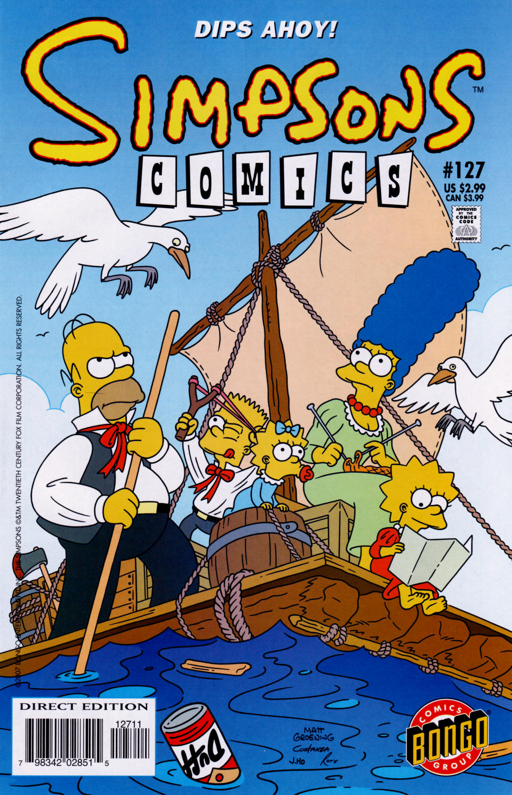 Simpsons Comics issue 127 - Page 1