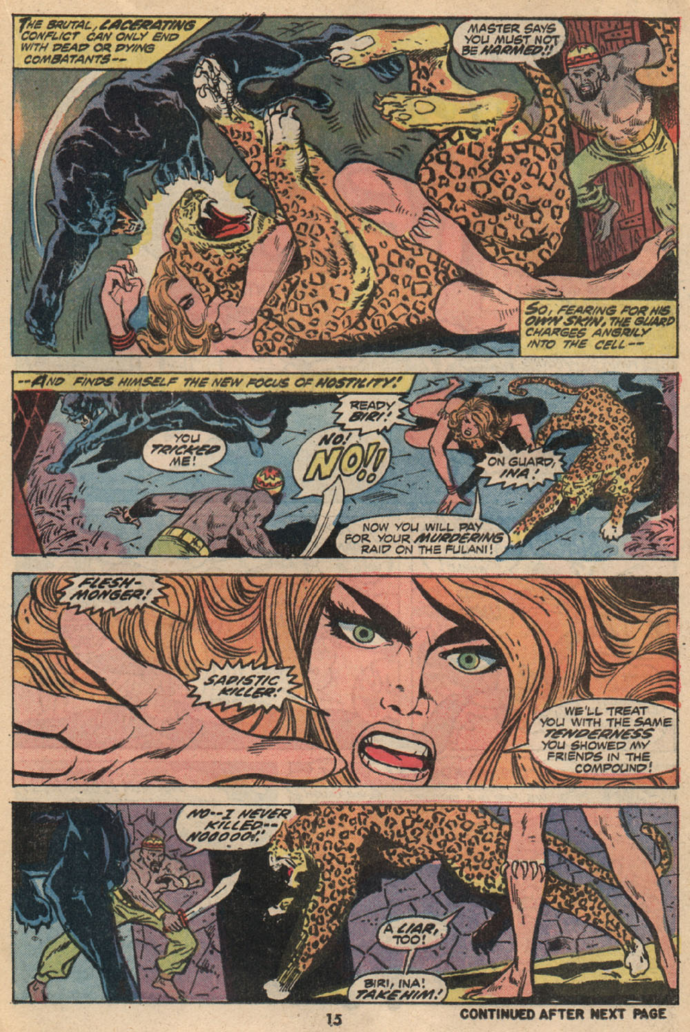 Read online Shanna, the She-Devil (1972) comic -  Issue #2 - 12