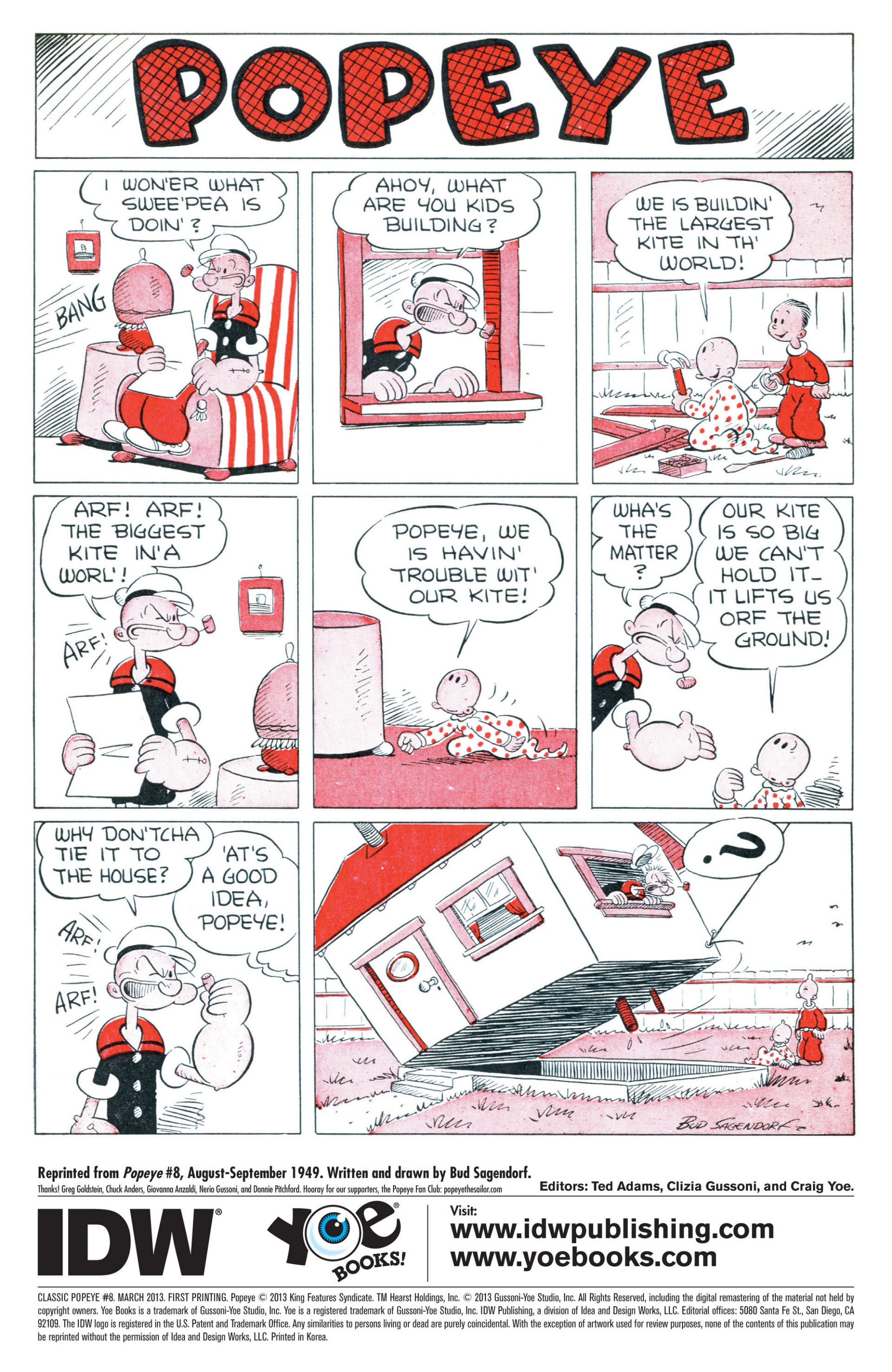 Read online Classic Popeye comic -  Issue #8 - 2