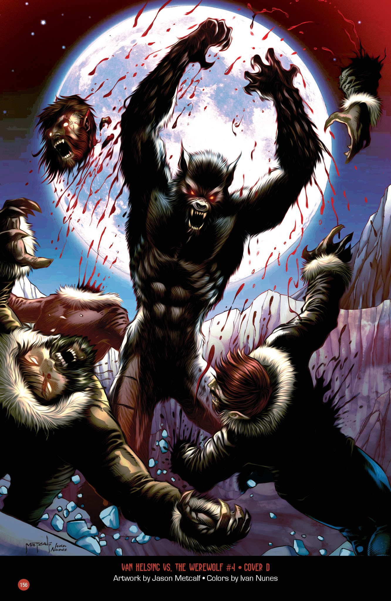 Read online Van Helsing vs. Werewolf comic -  Issue # _TPB 1 - 156