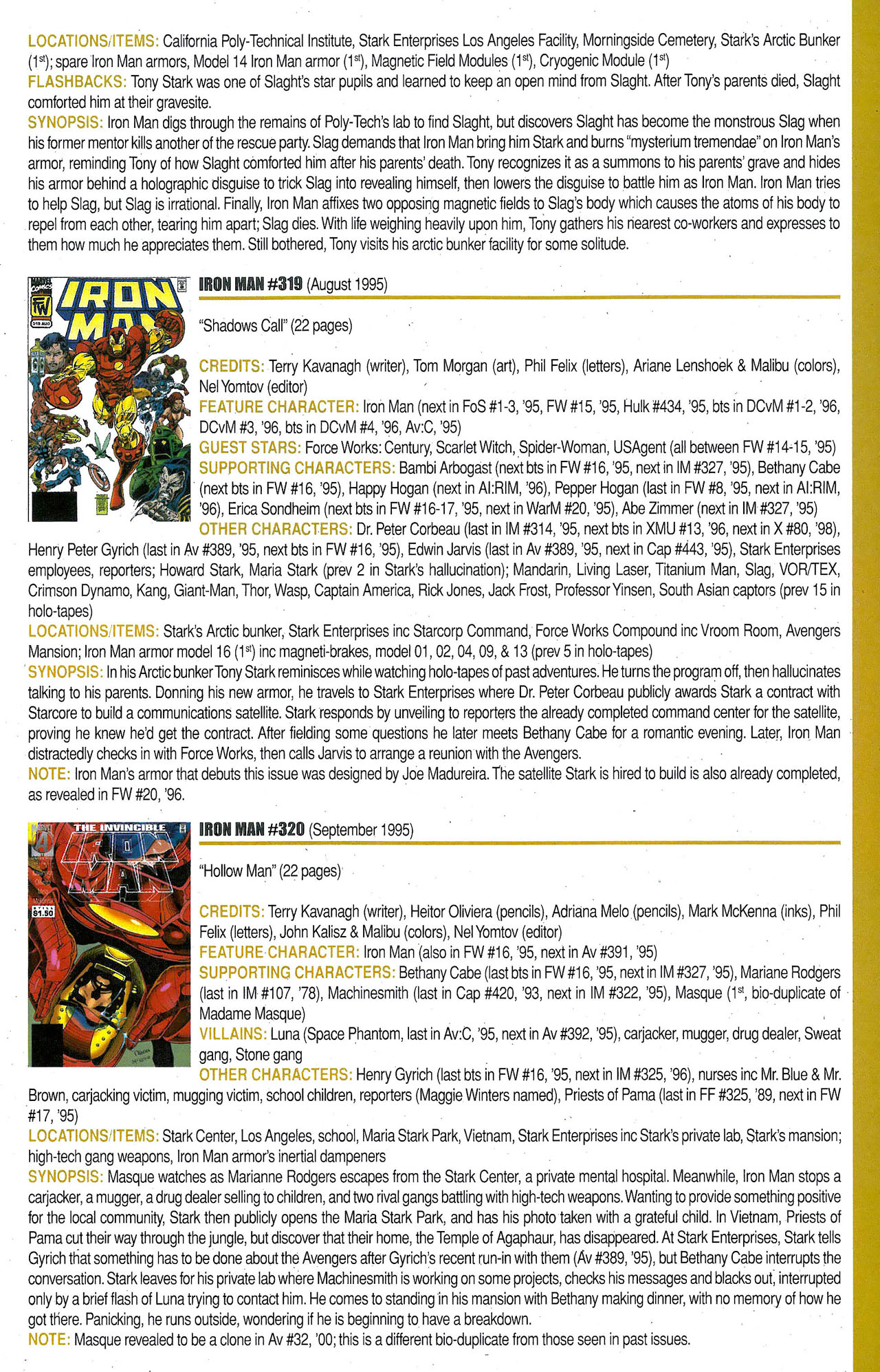 Read online Official Index to the Marvel Universe comic -  Issue #9 - 33