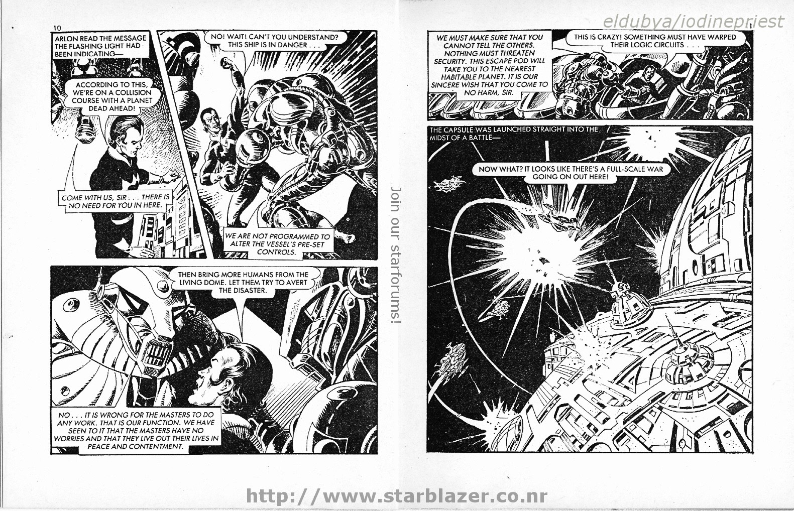 Read online Starblazer comic -  Issue #149 - 7