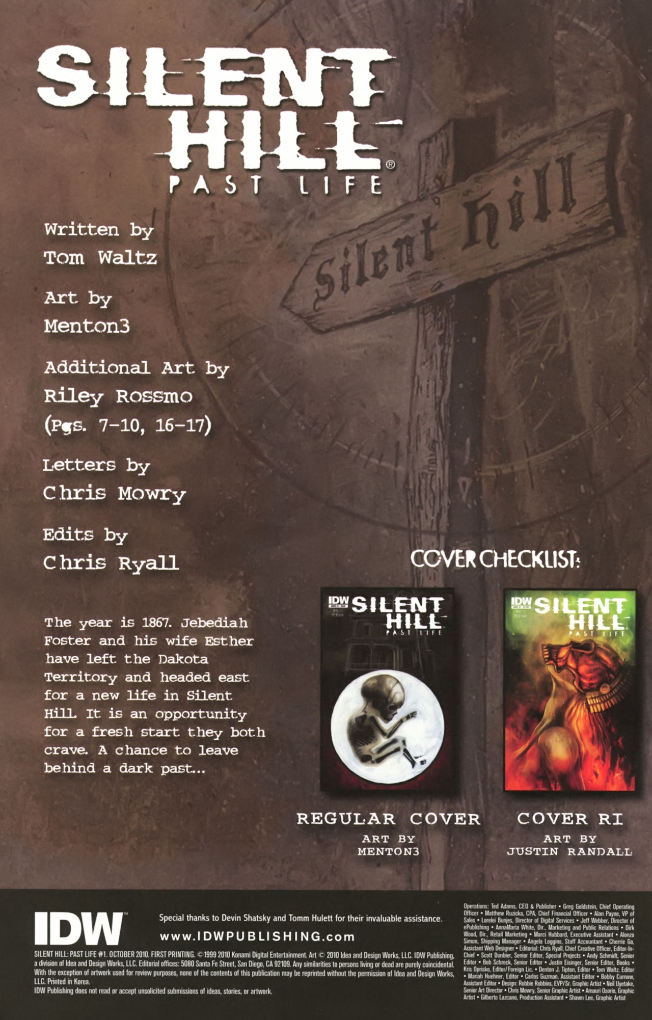 Read online Silent Hill: Past Life comic -  Issue #1 - 3