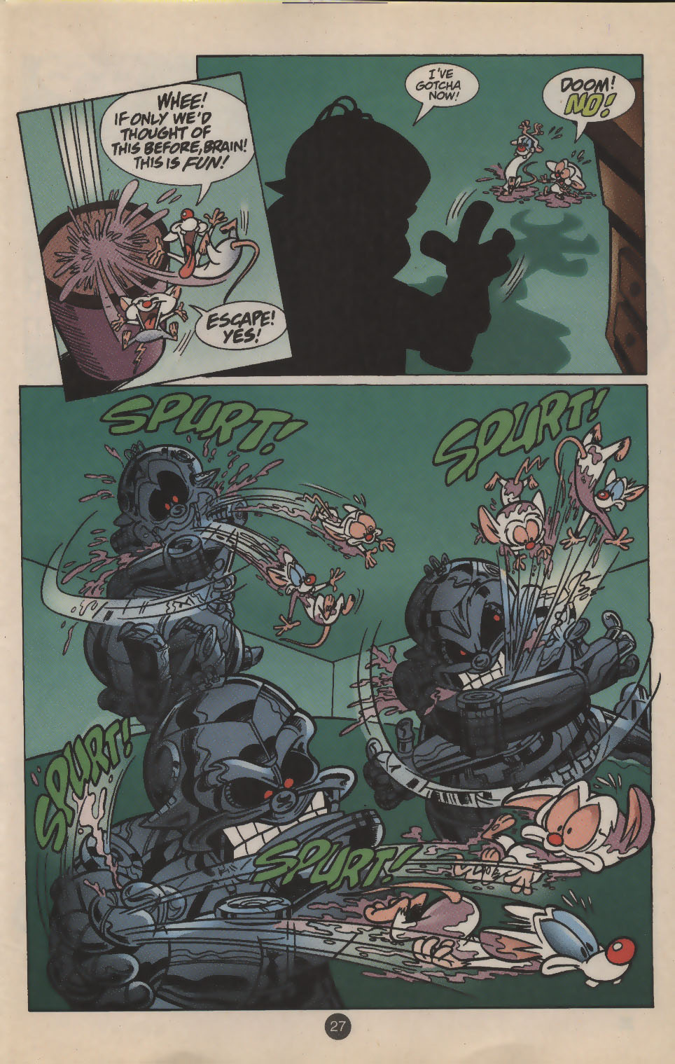 Read online Pinky and The Brain comic -  Issue #16 - 21