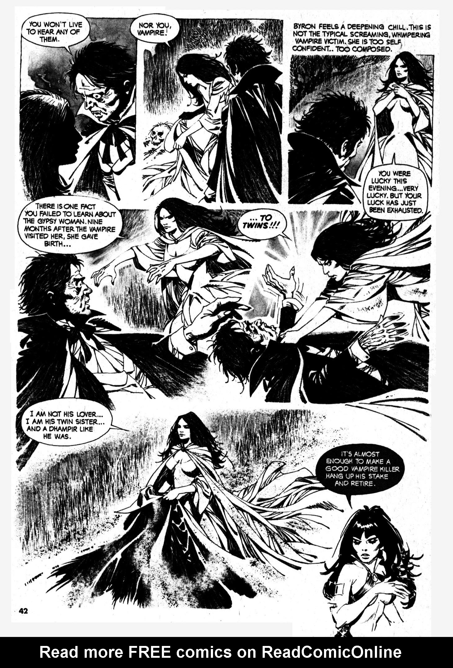 Read online Vampirella (1969) comic -  Issue #37 - 42