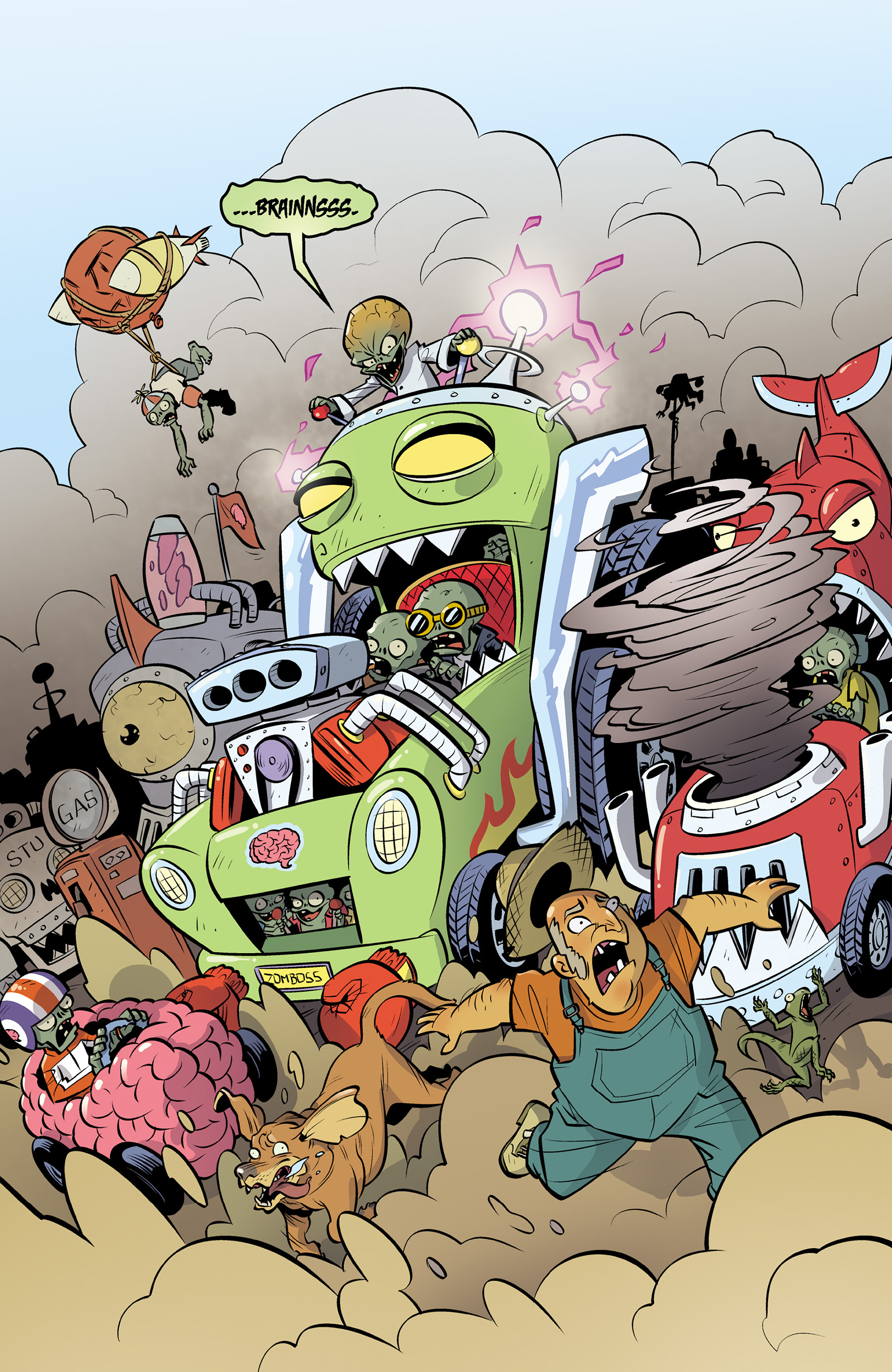 Read online Plants vs. Zombies: Petal to the Metal comic -  Issue #7 - 4
