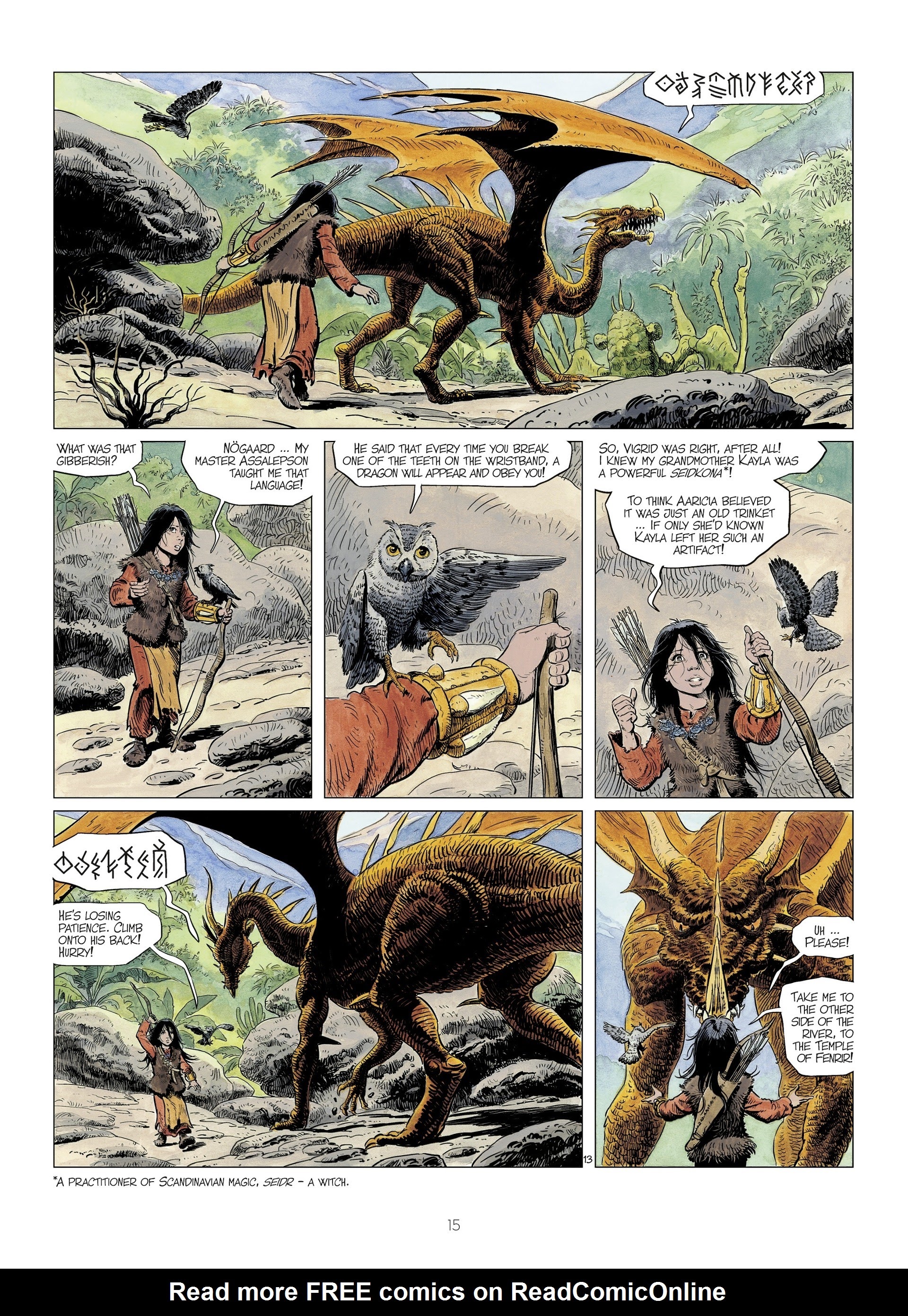 Read online The World of Thorgal: Wolfcub comic -  Issue #3 - 17