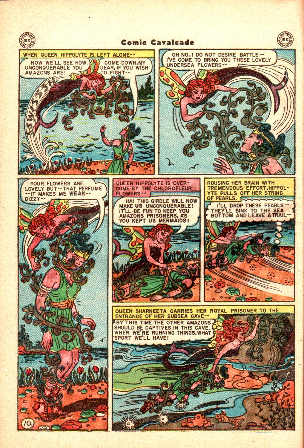 Read online Comic Cavalcade comic -  Issue #21 - 12