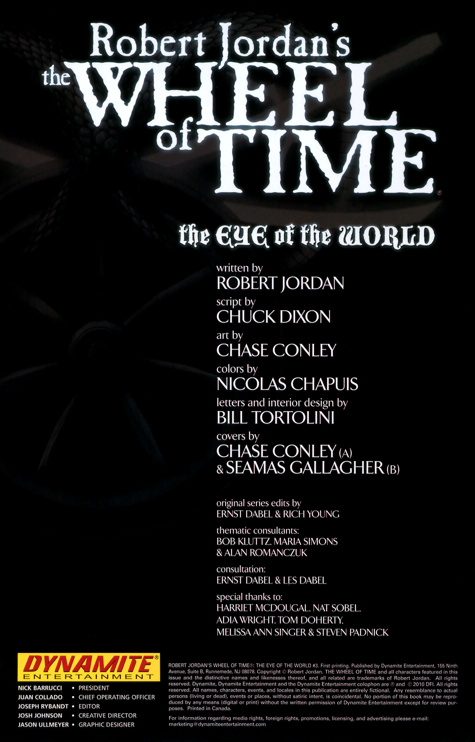 Read online Robert Jordan's Wheel of Time: The Eye of the World comic -  Issue #3 - 3
