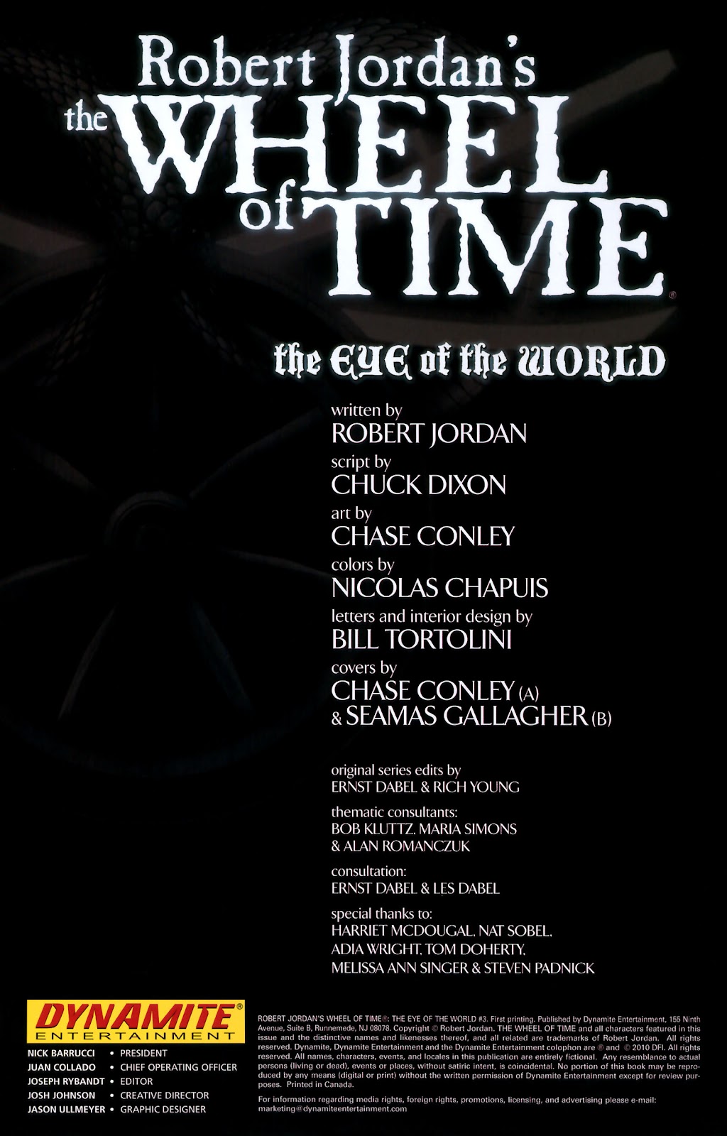 Robert Jordan's Wheel of Time: The Eye of the World issue 3 - Page 3