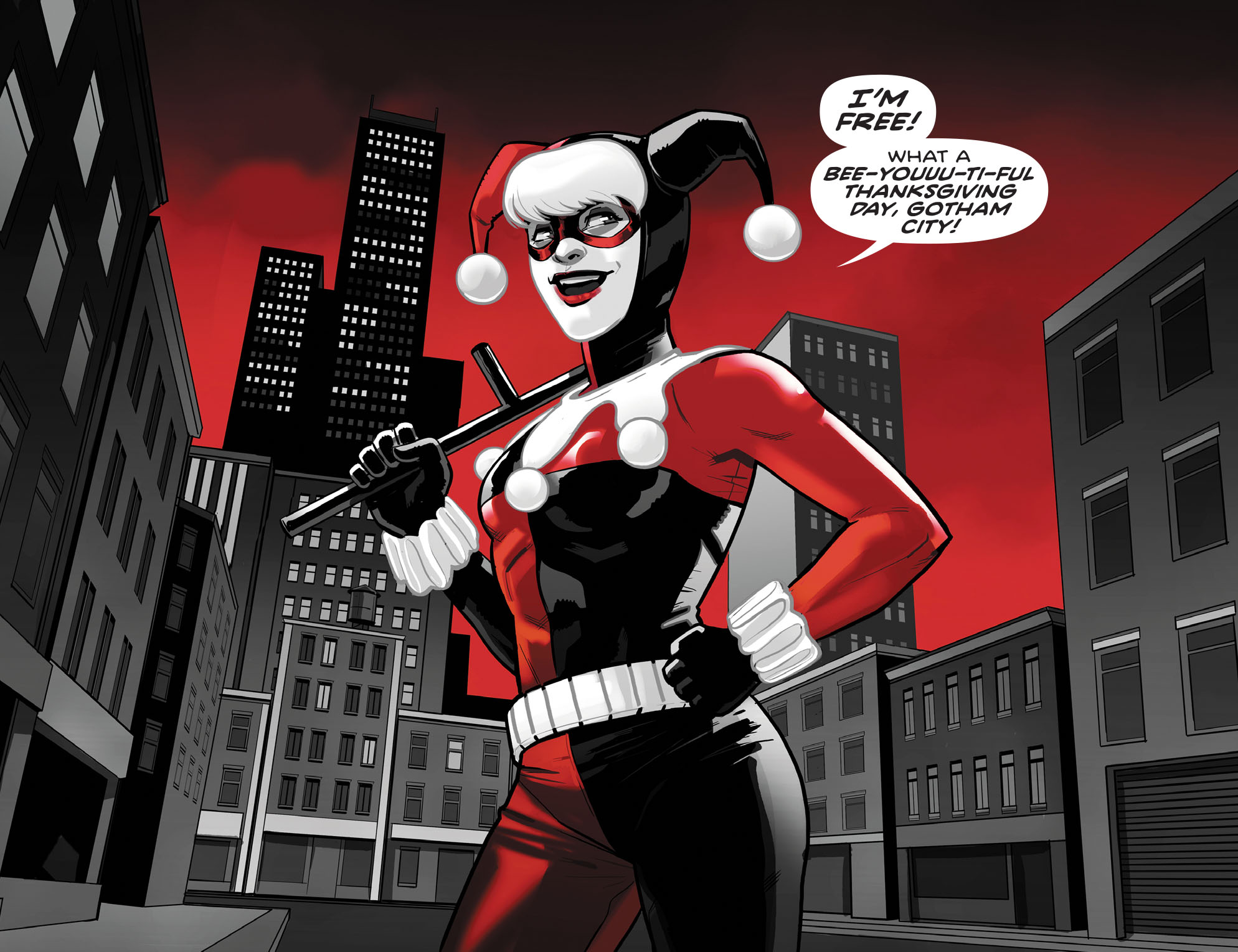 Read online Harley Quinn Black   White   Red comic -  Issue #15 - 13