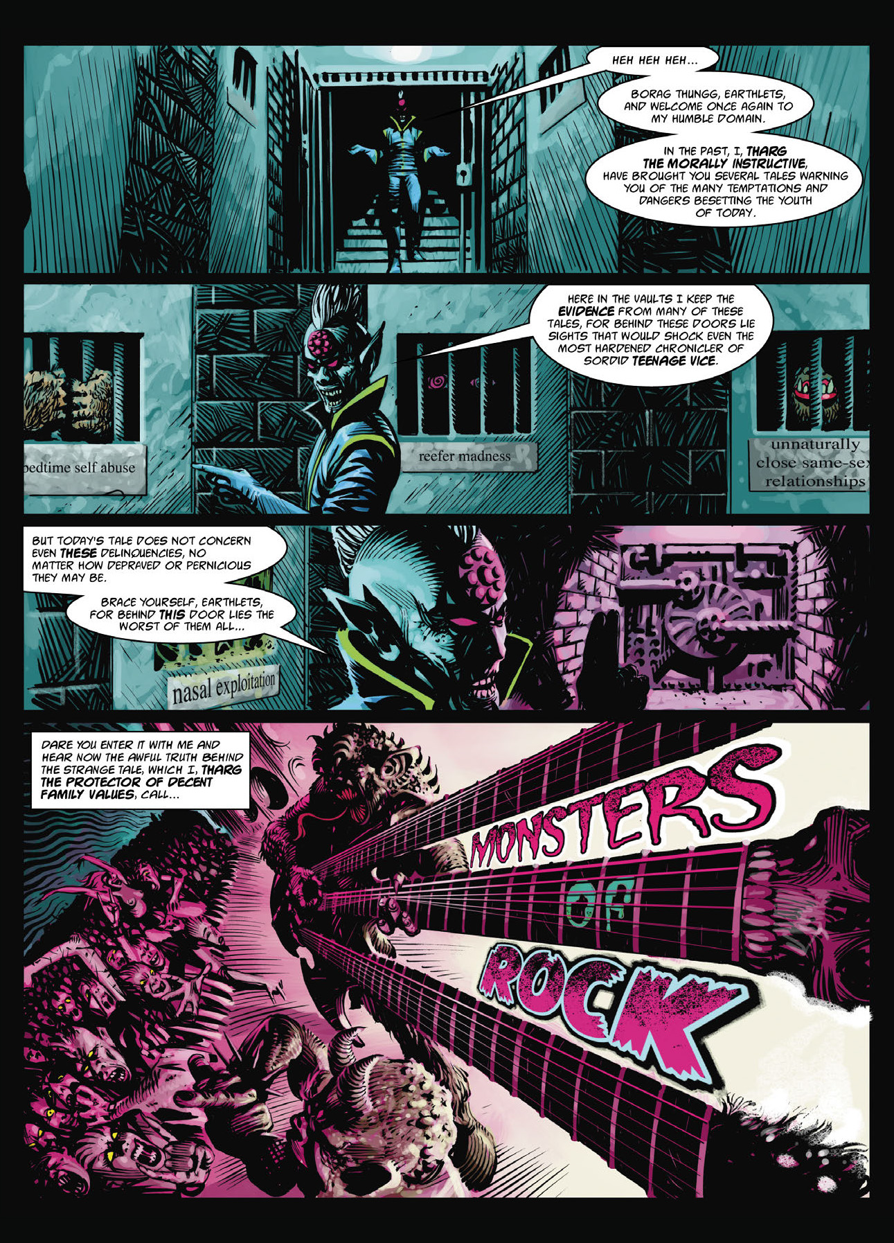 Read online Tharg's Terror Tales Presents Necronauts & A Love Like Blood comic -  Issue # TPB - 110
