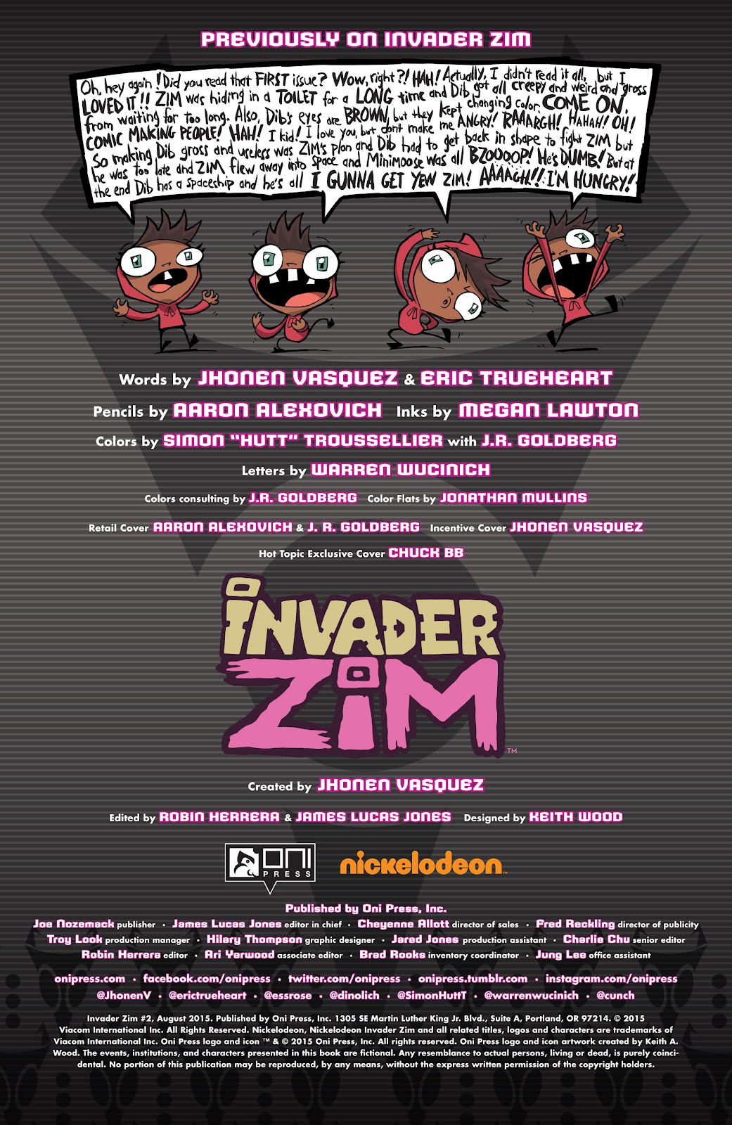 Invader Zim issue 2 - Page 2