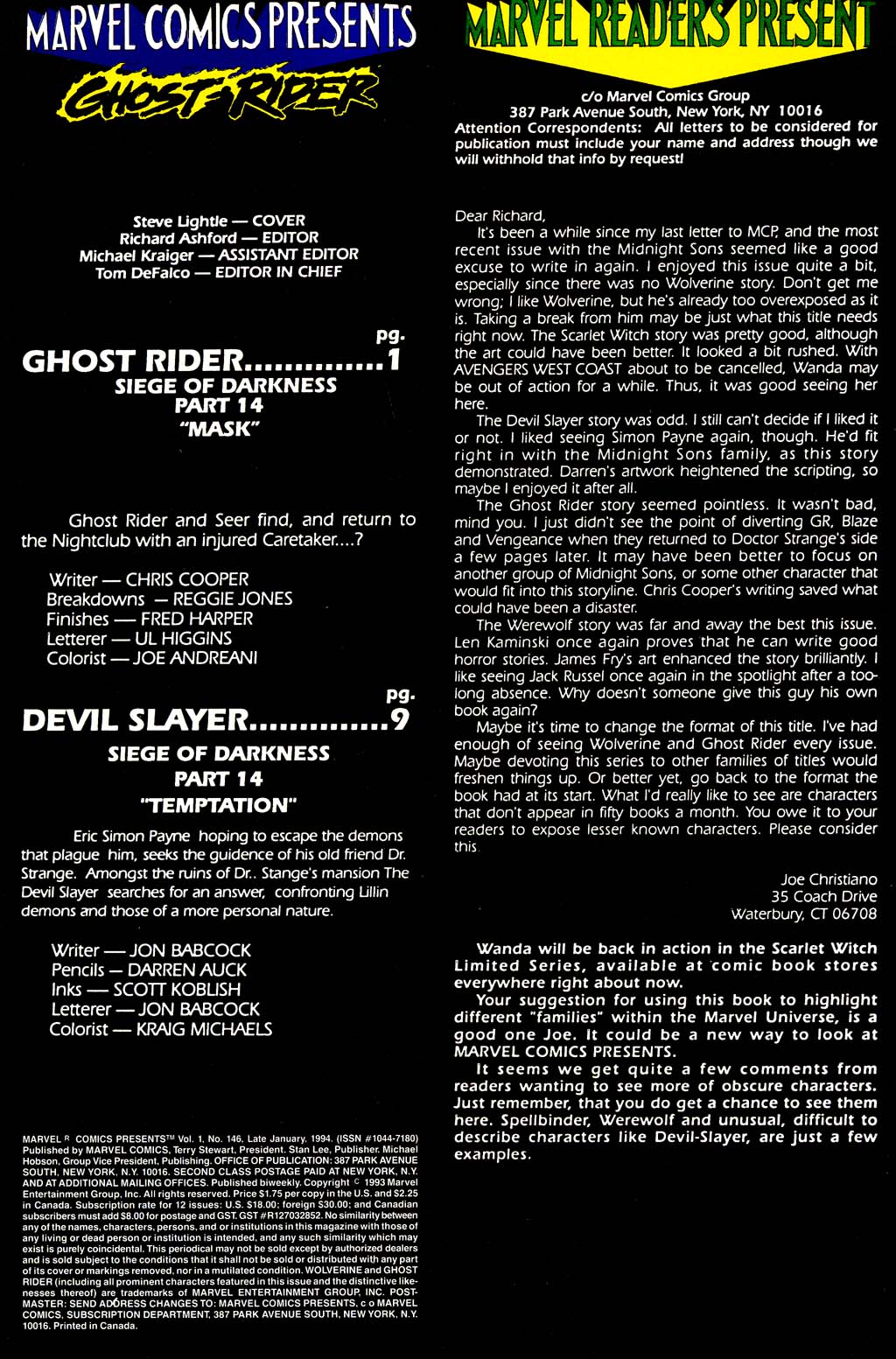Read online Marvel Comics Presents (1988) comic -  Issue #146 - 2