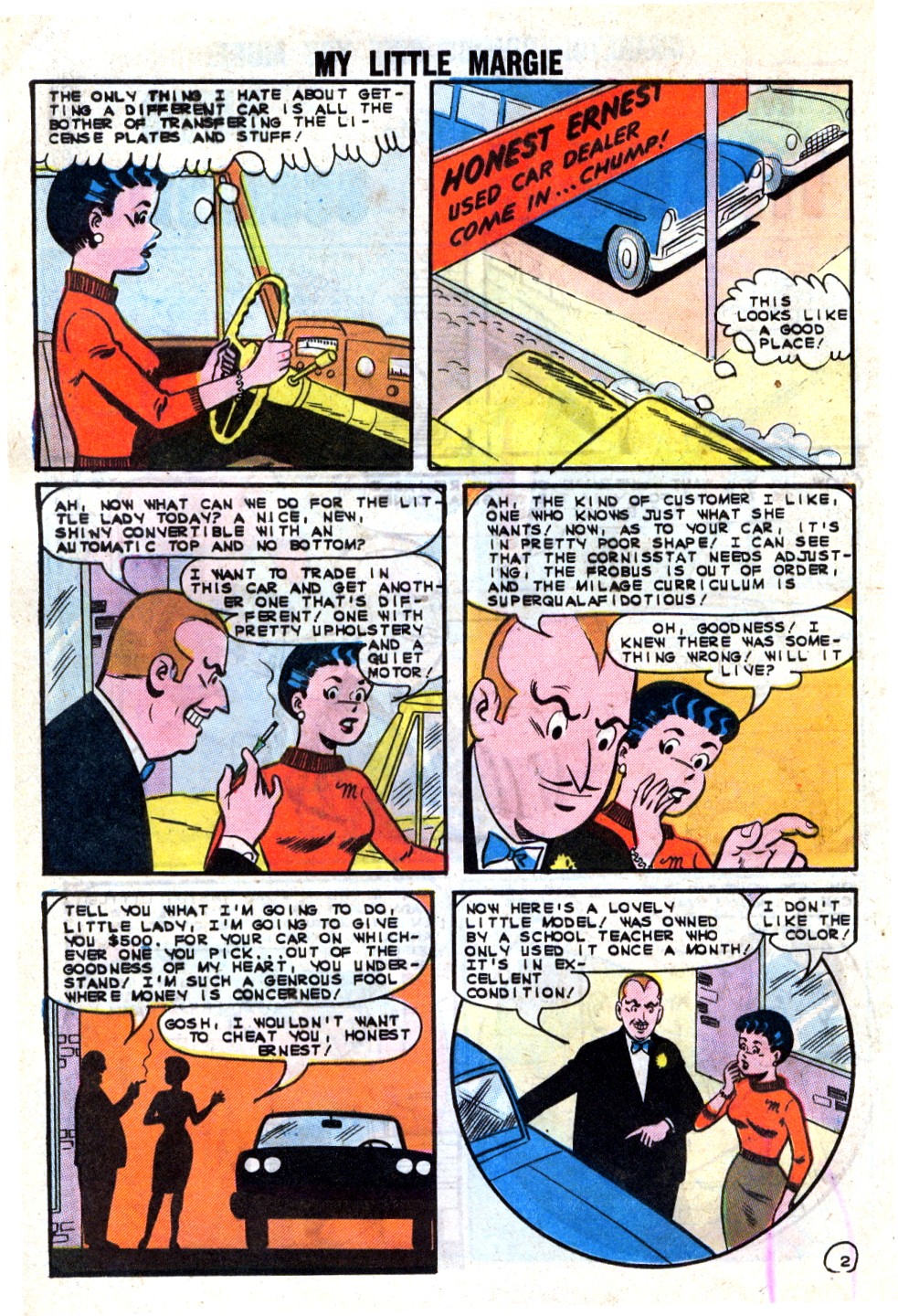 Read online My Little Margie (1954) comic -  Issue #47 - 12