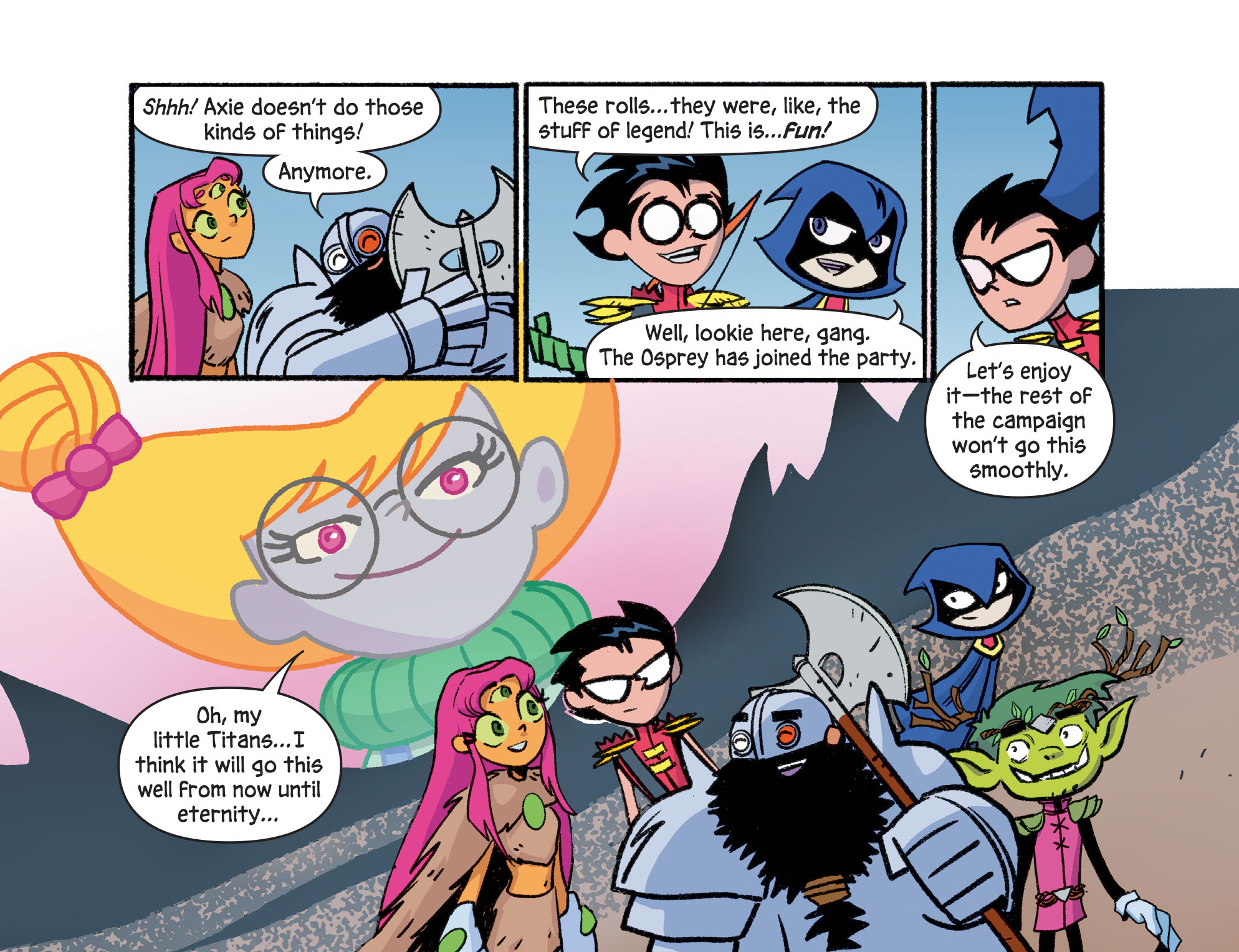 Read online Teen Titans Go! Roll With It! comic -  Issue #6 - 17