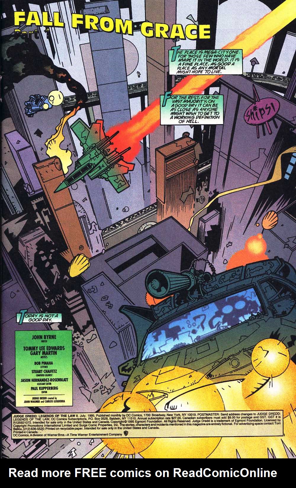 Read online Judge Dredd: Legends of the Law comic -  Issue #8 - 2