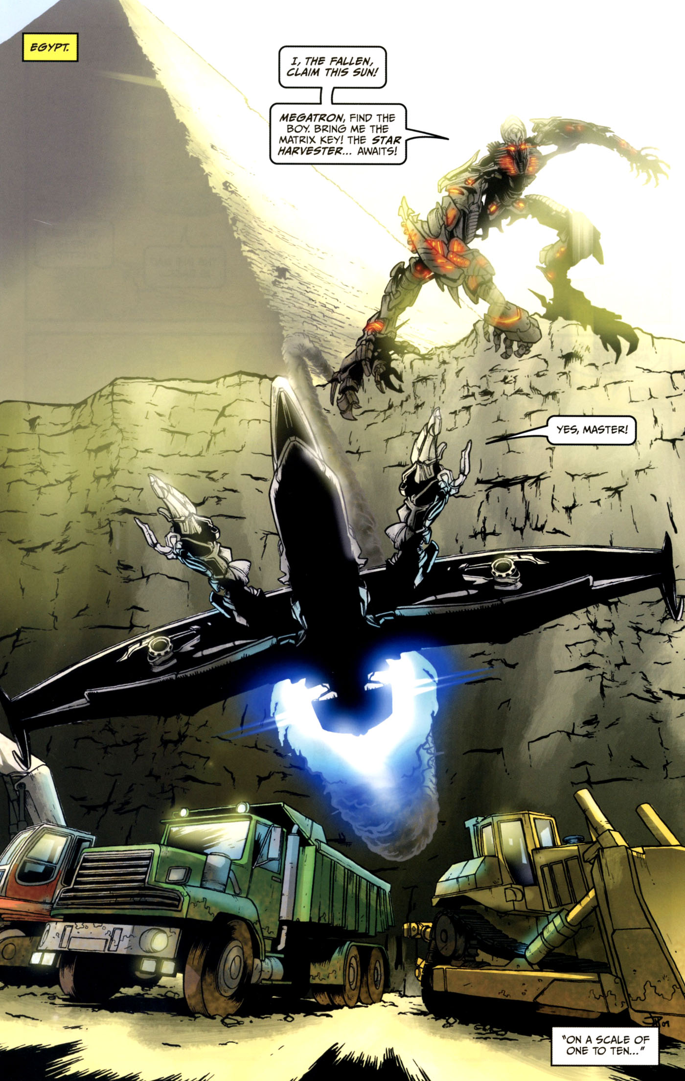 Read online Transformers: Revenge of the Fallen — Official Movie Adaptation comic -  Issue #4 - 4