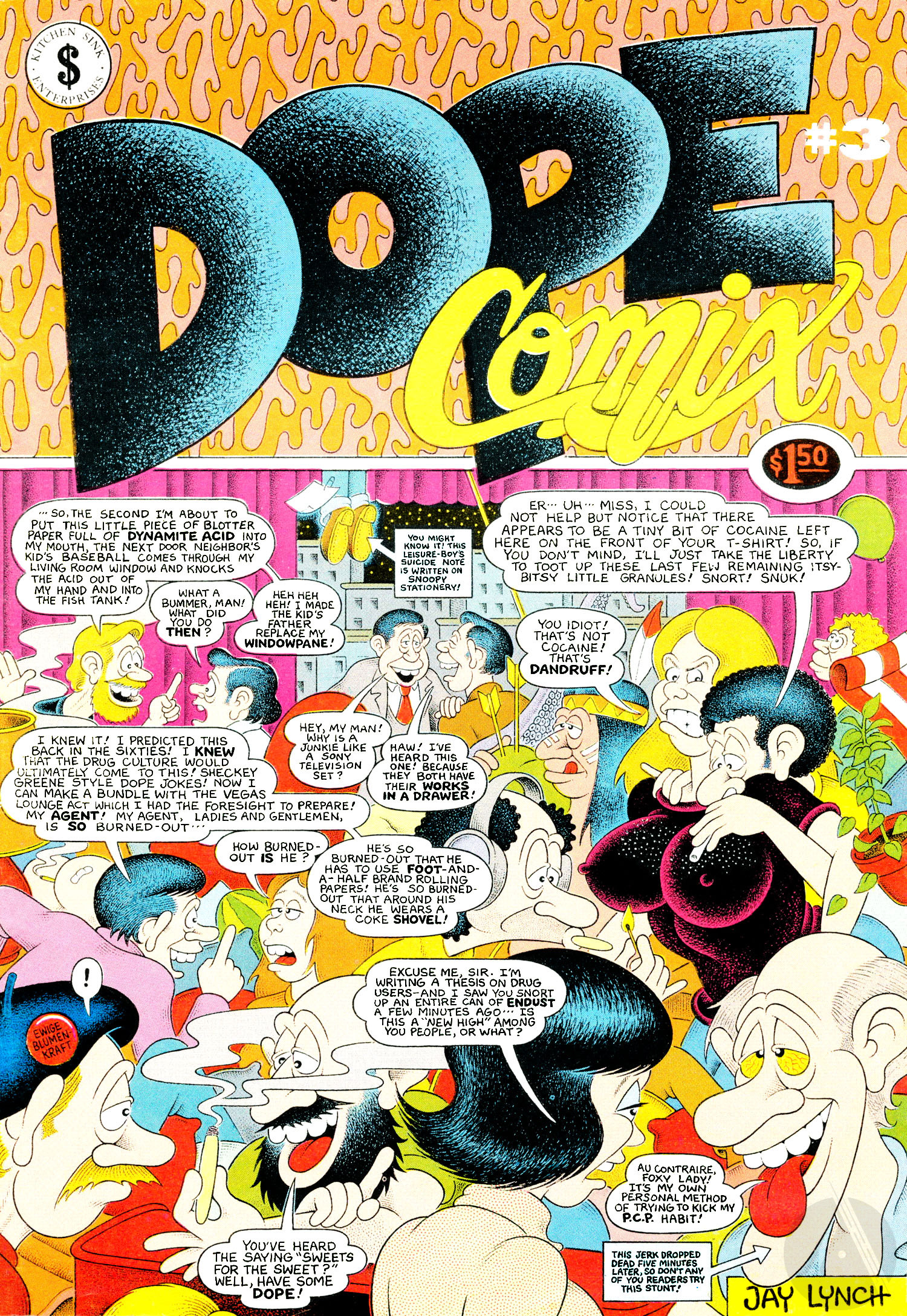 Read online Dope Comix comic -  Issue #3 - 1
