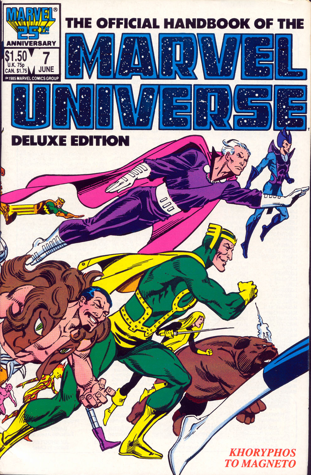 Read online The Official Handbook of the Marvel Universe Deluxe Edition comic -  Issue #7 - 1