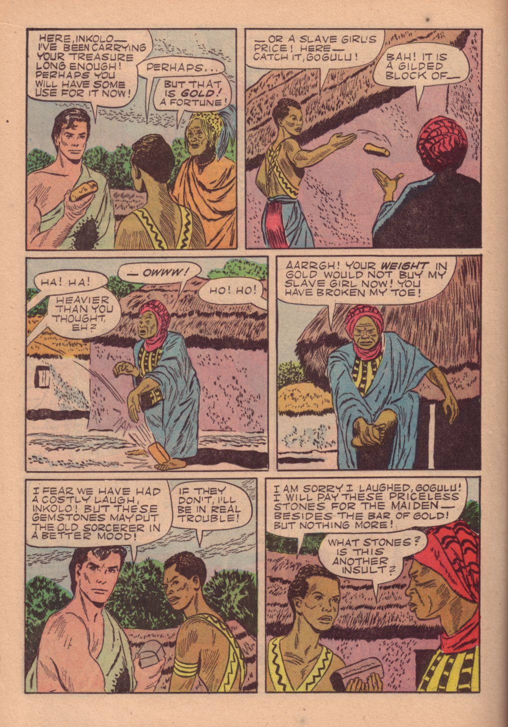 Read online Tarzan (1948) comic -  Issue #28 - 16