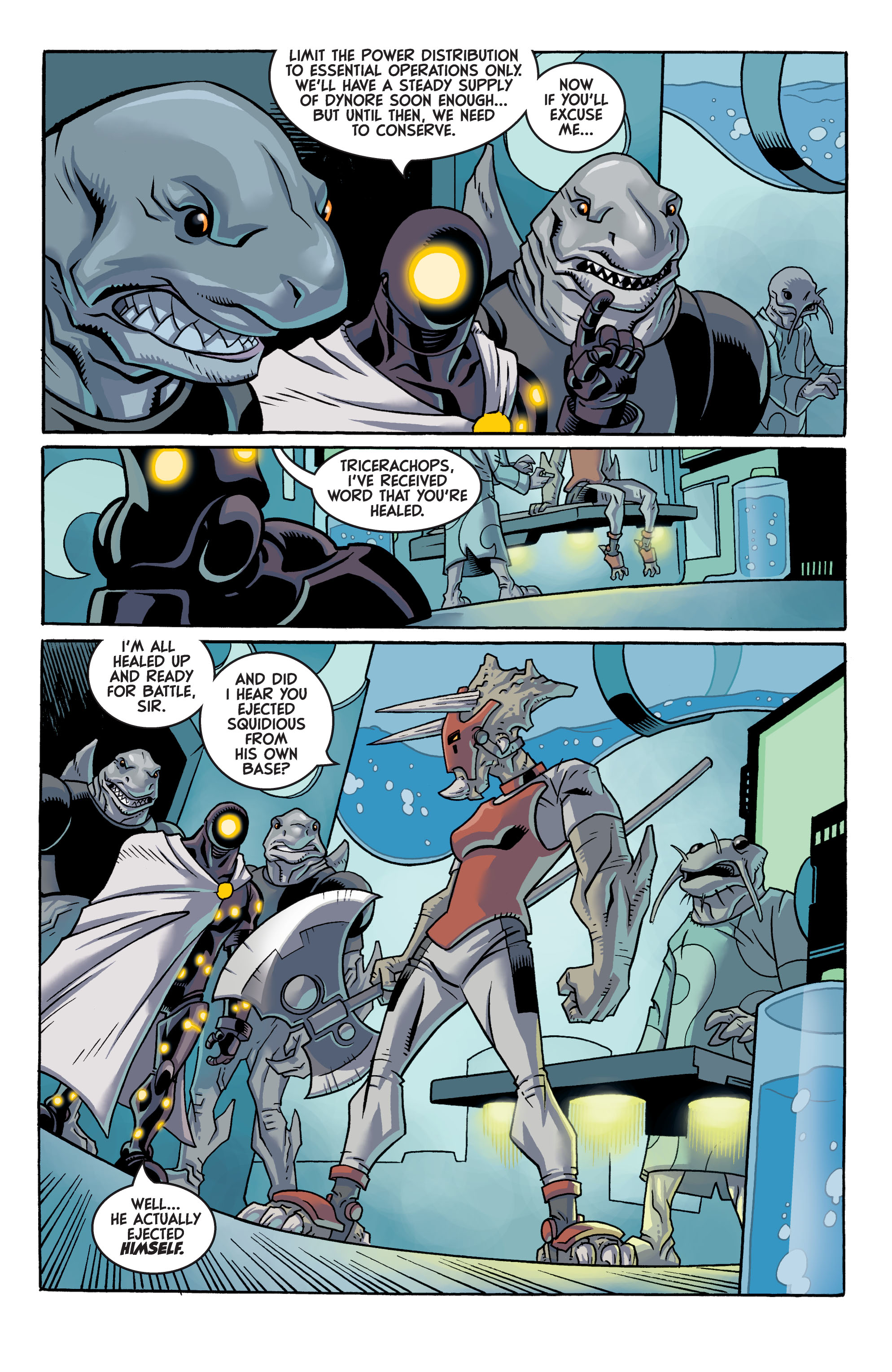 Read online Super Dinosaur (2011) comic -  Issue #7 - 12