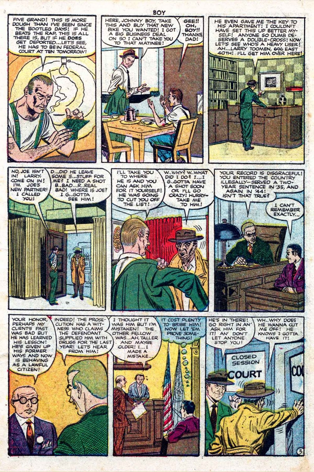 Read online Boy Comics comic -  Issue #71 - 7