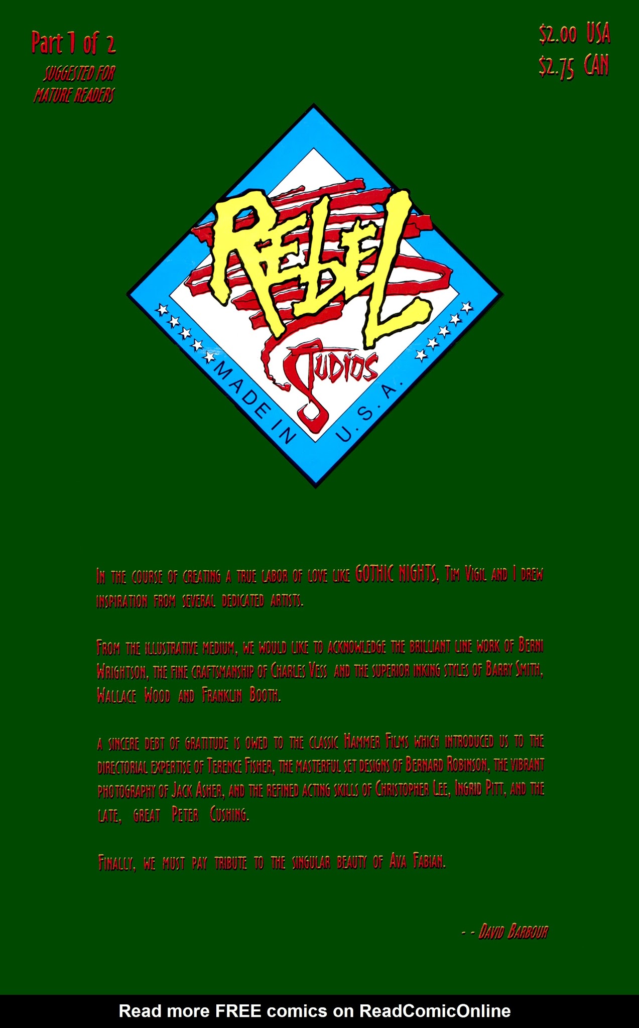 Read online Gothic Nights comic -  Issue #1 - 28