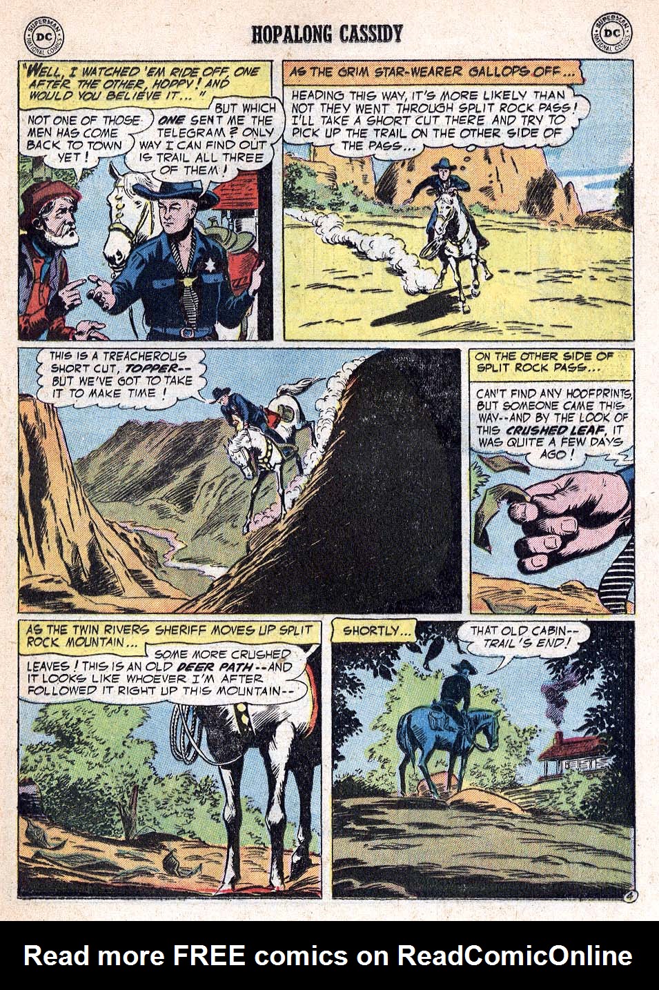 Read online Hopalong Cassidy comic -  Issue #109 - 16