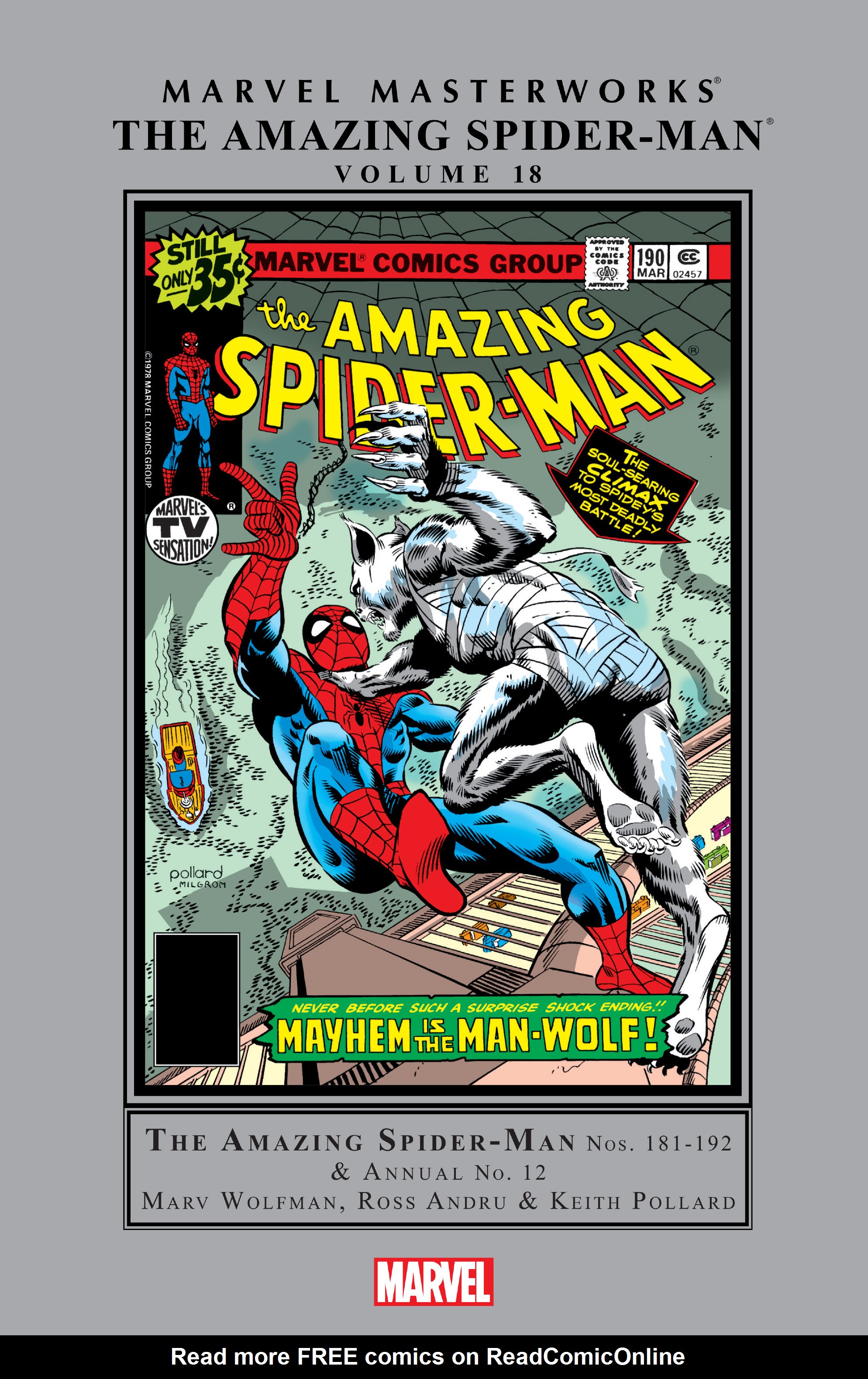 Read online Marvel Masterworks: The Amazing Spider-Man comic -  Issue # TPB 18 (Part 1) - 1