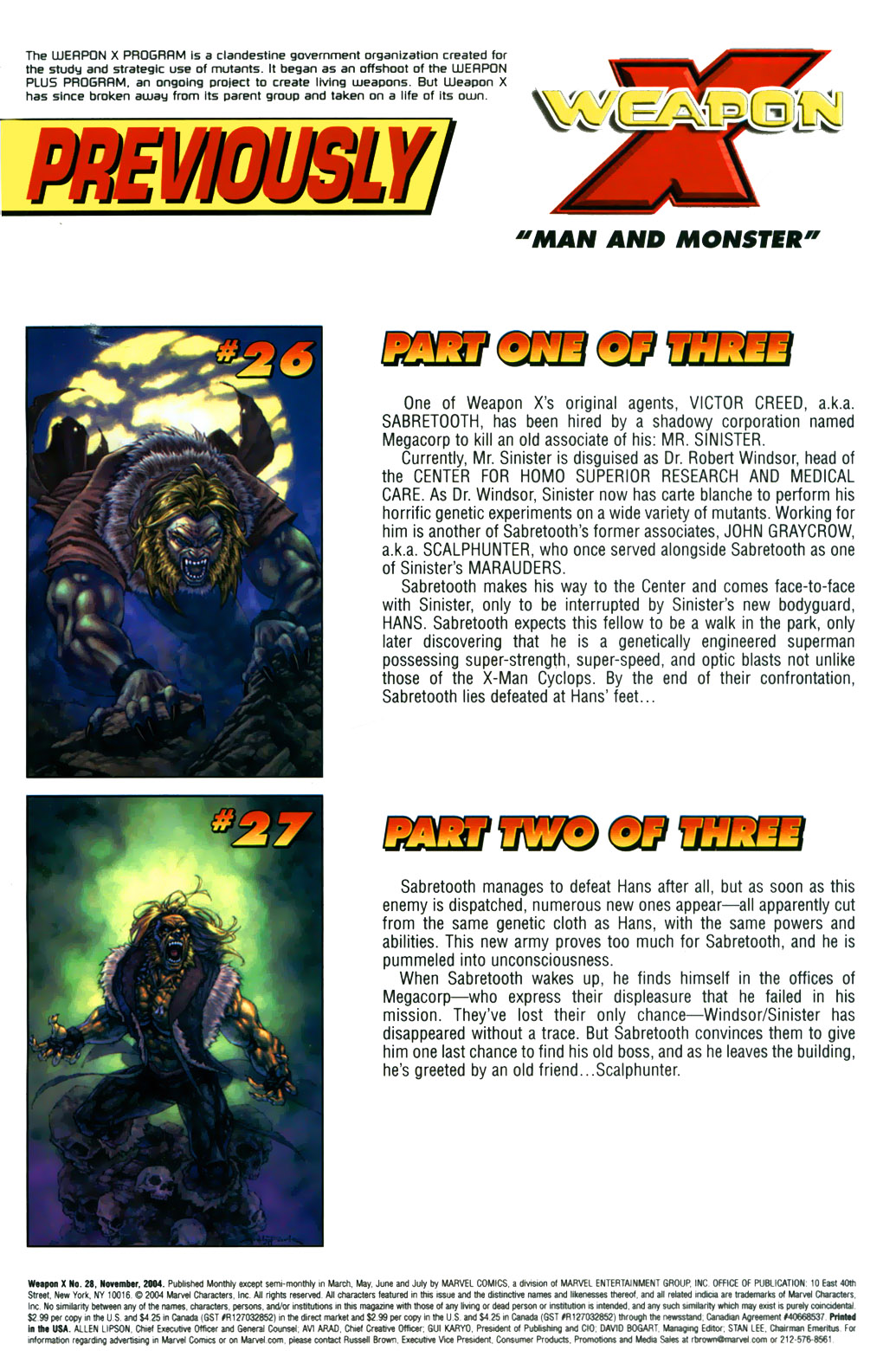 Read online Weapon X (2002) comic -  Issue #28 - 2