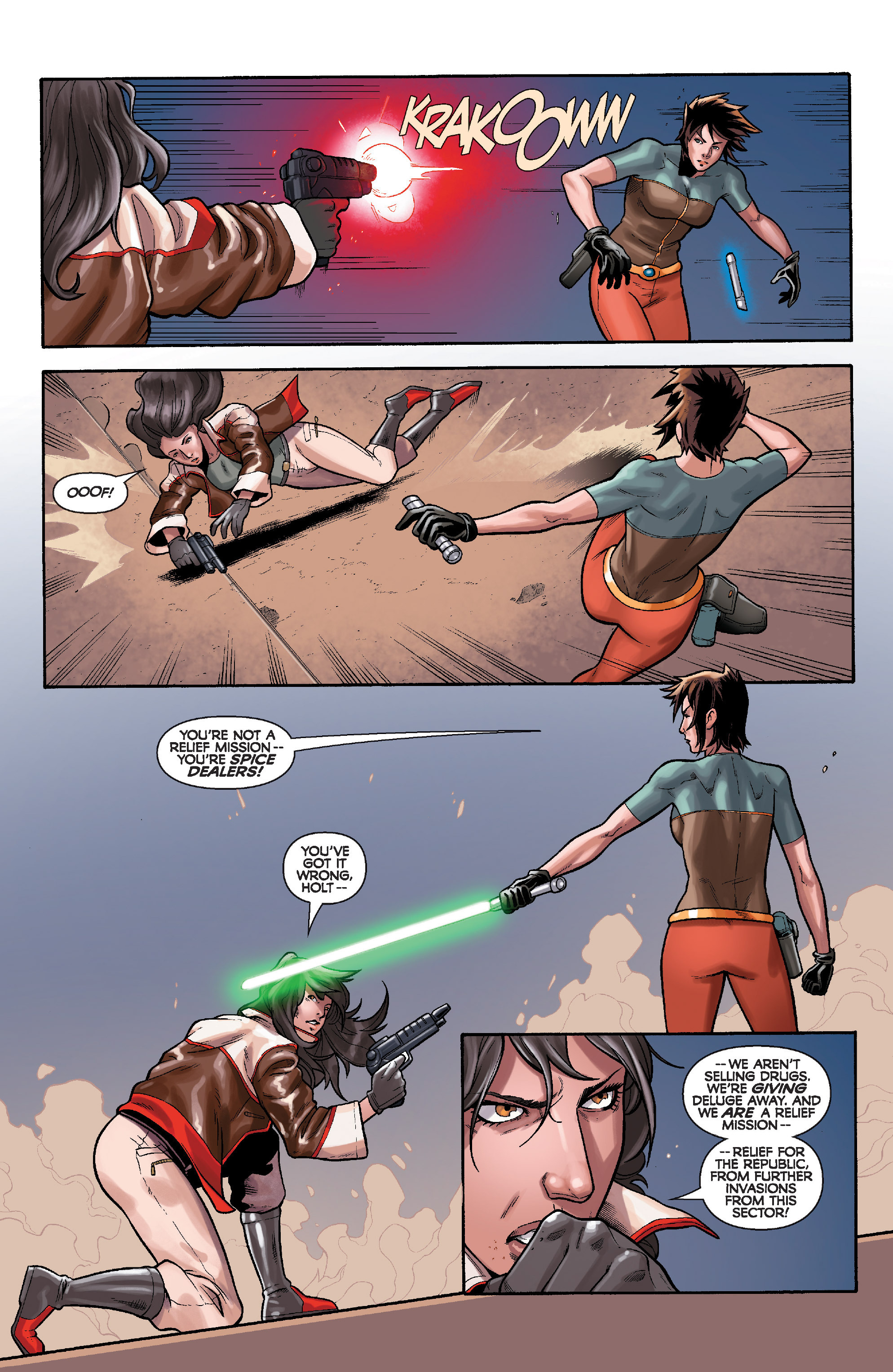 Read online Star Wars: Knight Errant - Deluge comic -  Issue #3 - 21