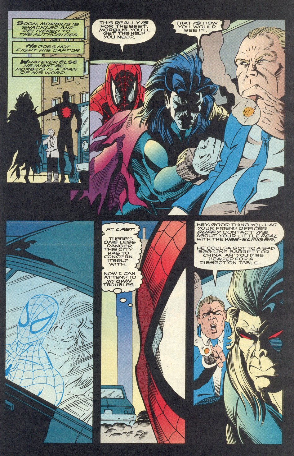 Read online Morbius: The Living Vampire (1992) comic -  Issue #23 - 23