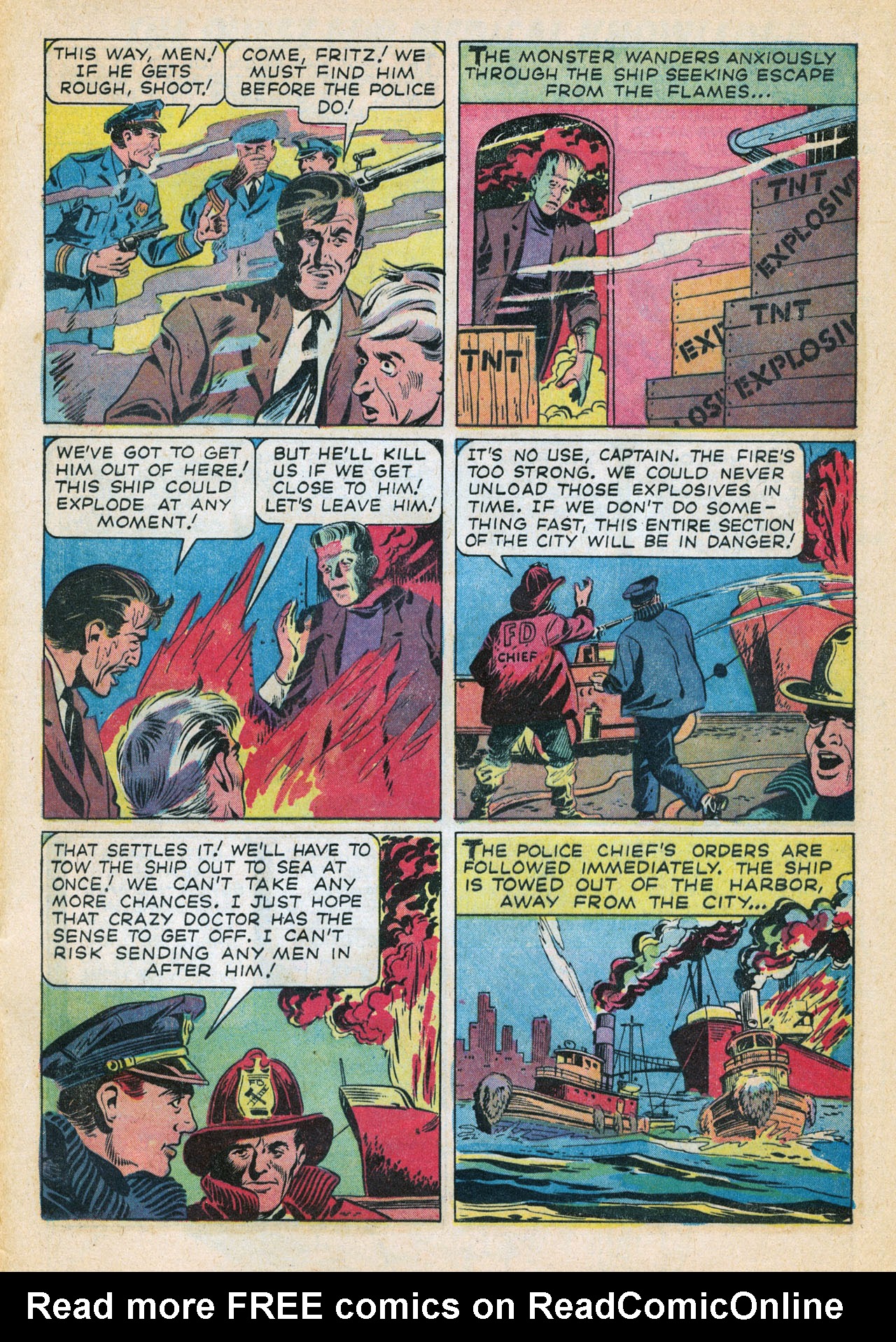 Read online Frankenstein (1964) comic -  Issue #1 - 33