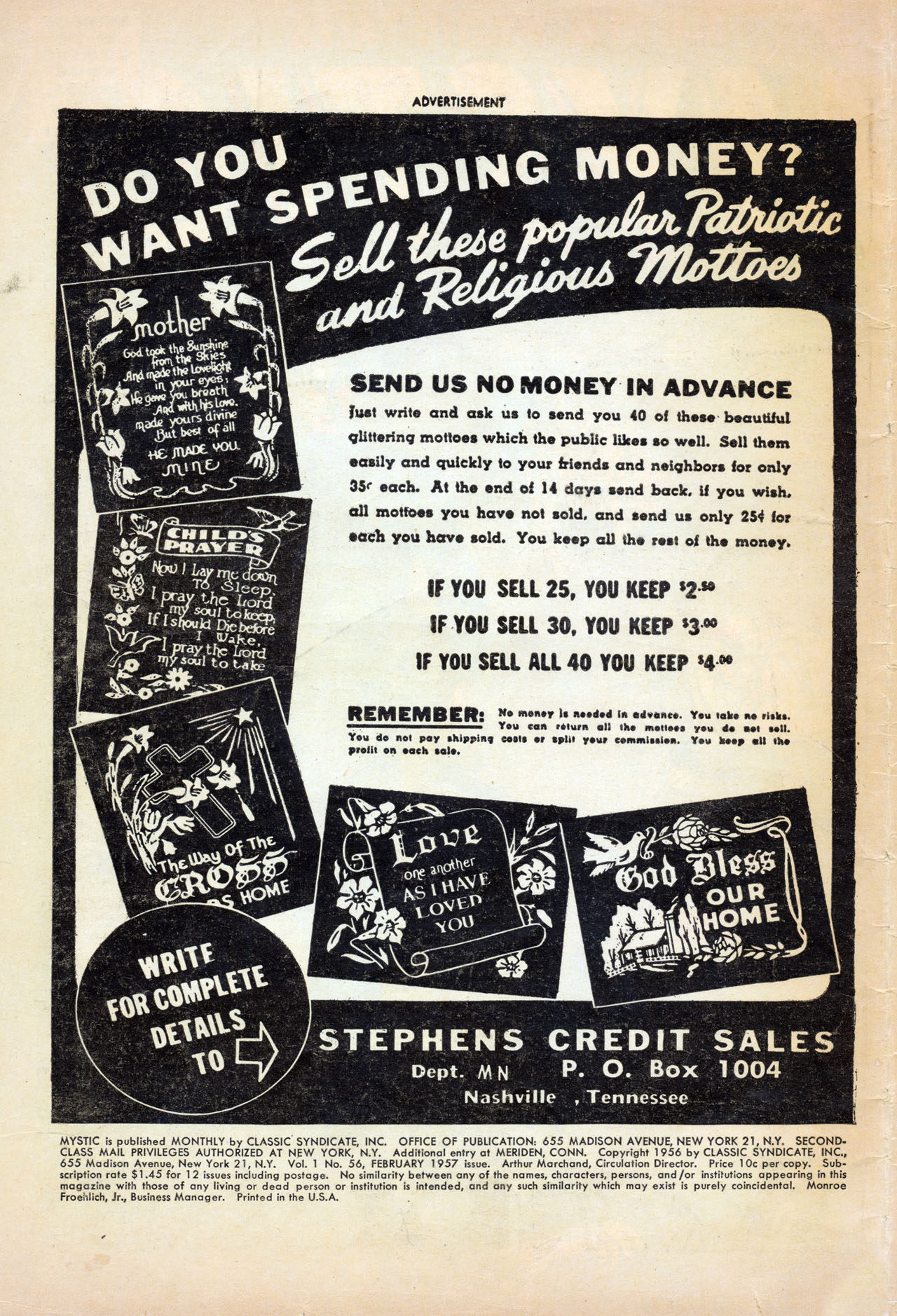 Read online Mystic (1951) comic -  Issue #56 - 2