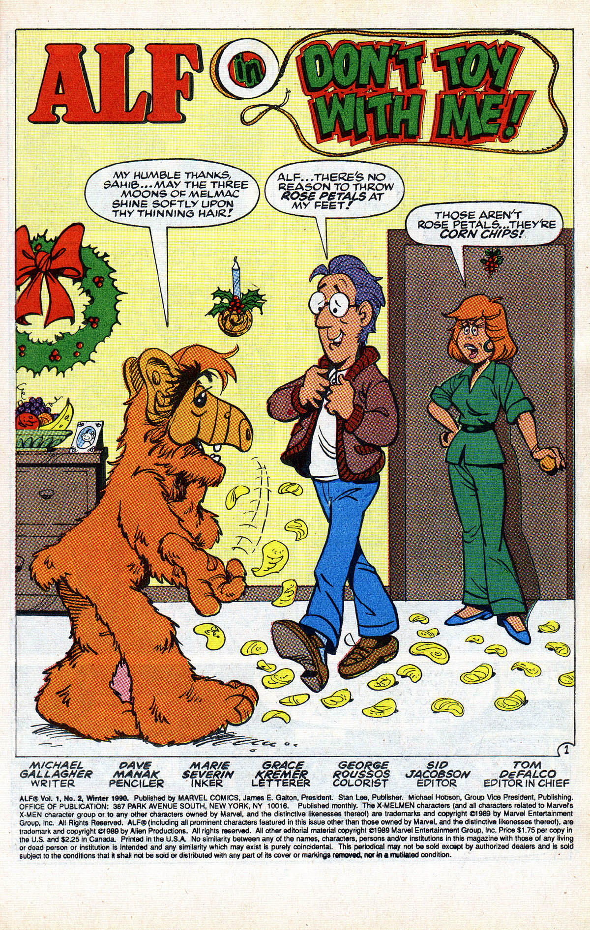 Read online ALF Holiday Special comic -  Issue #2 - 3