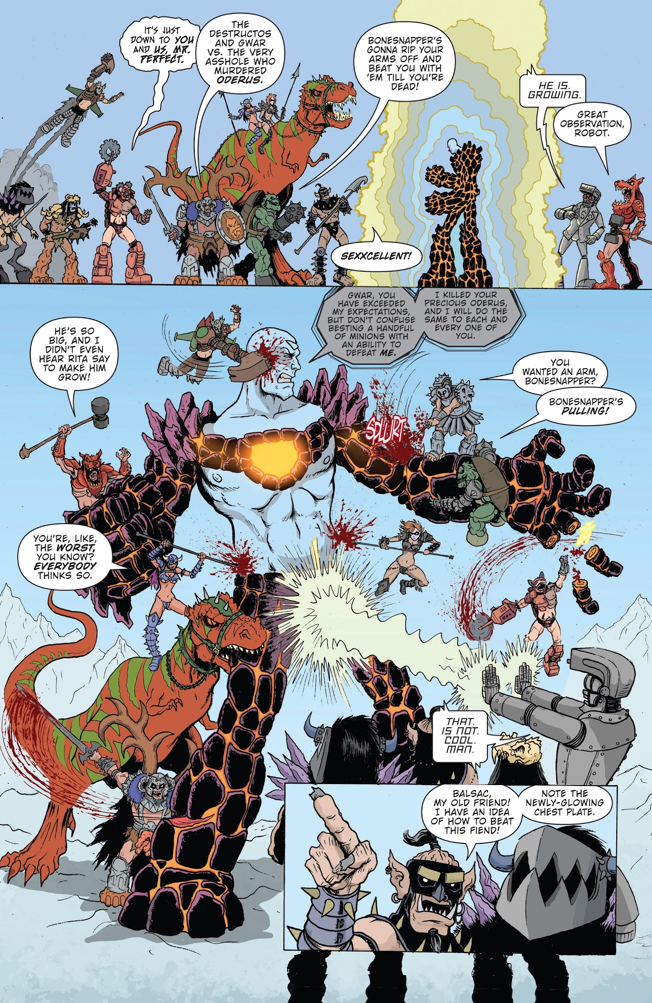 Read online Gwar: Orgasmageddon comic -  Issue #4 - 15