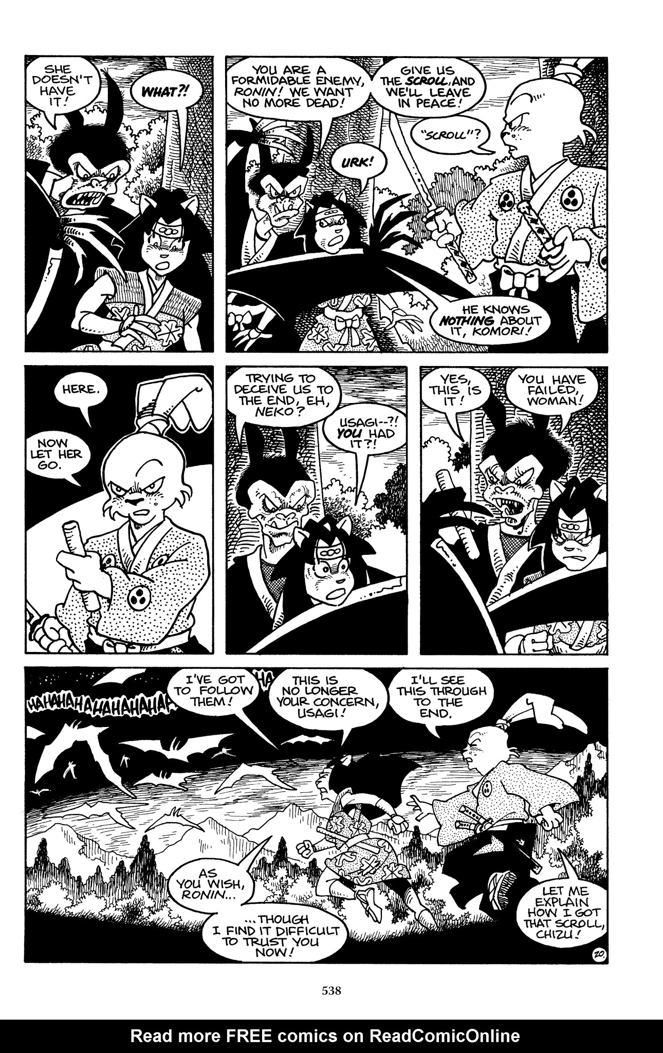 Read online The Usagi Yojimbo Saga comic -  Issue # TPB 1 - 525