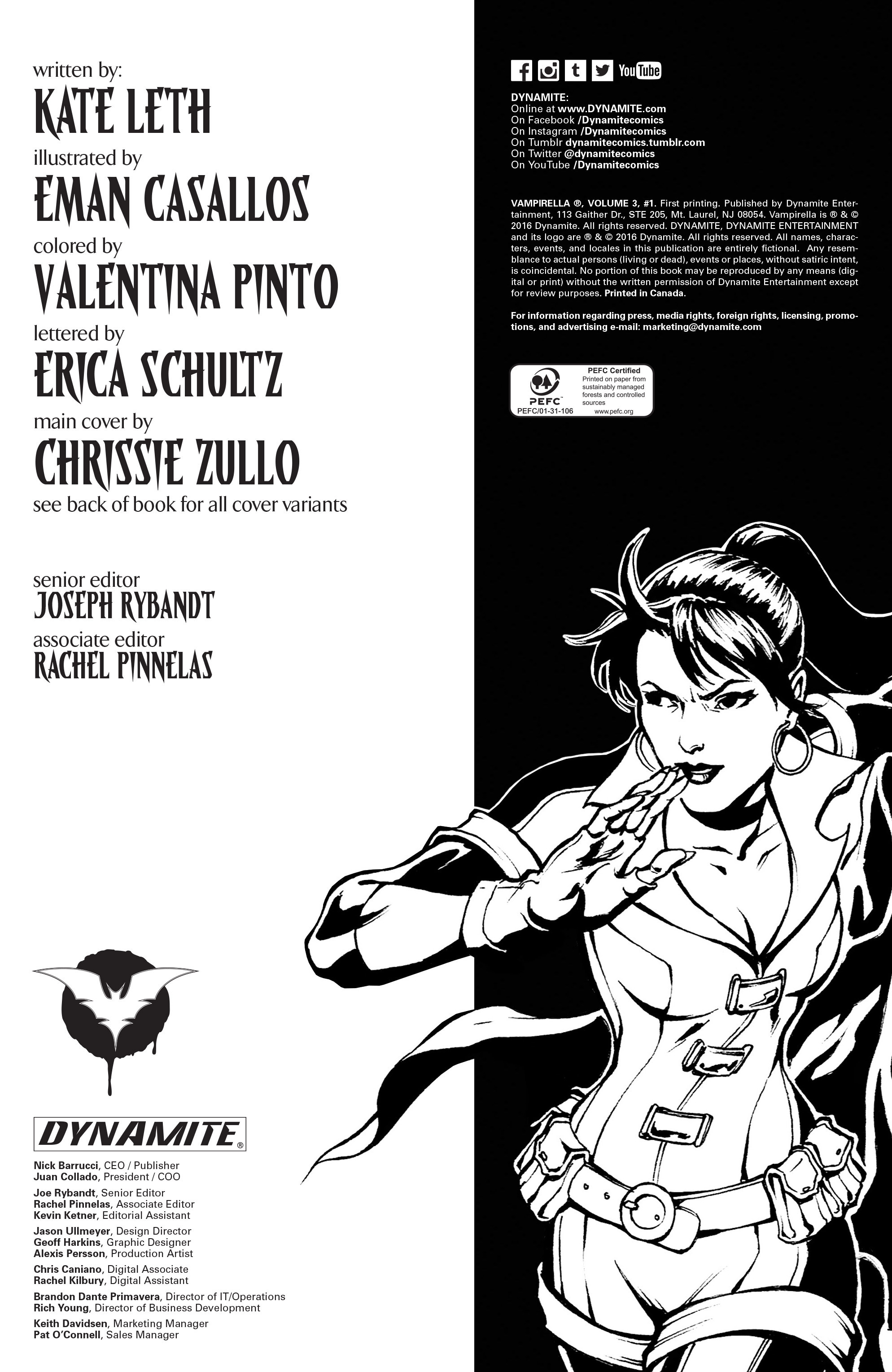 Read online Vampirella (2016) comic -  Issue #1 - 4
