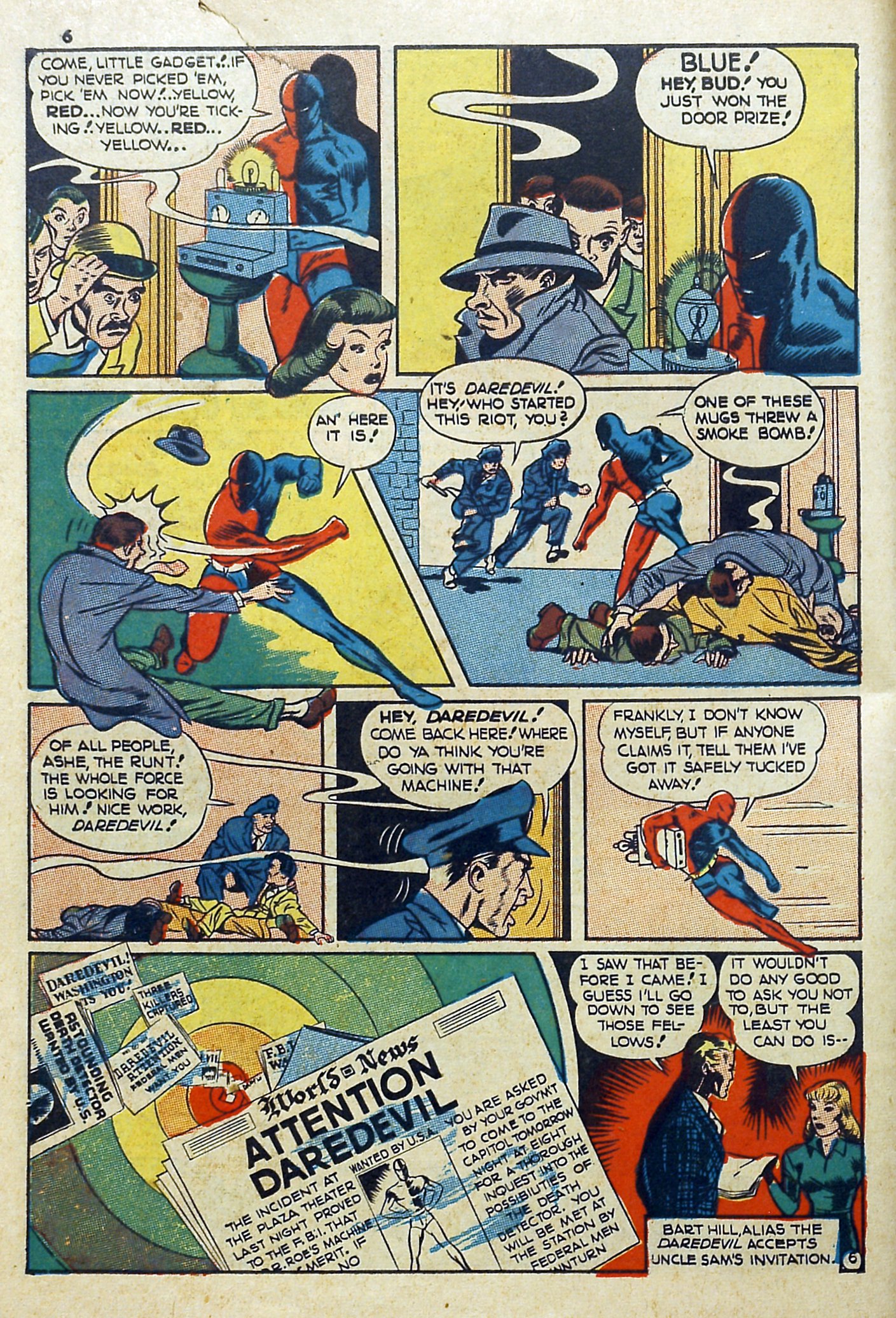 Read online Daredevil (1941) comic -  Issue #5 - 8
