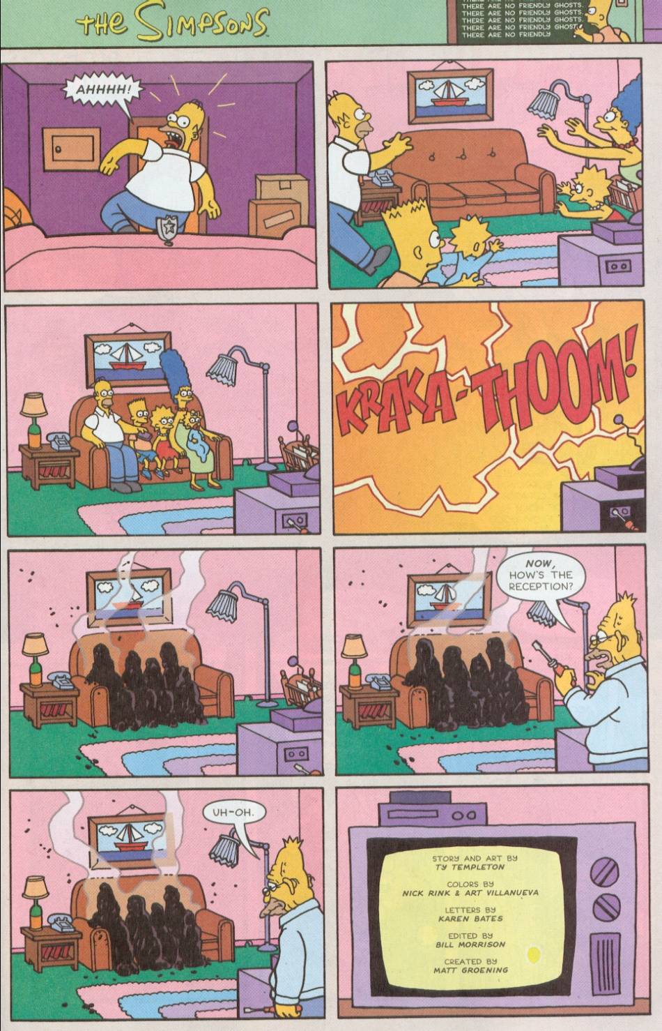 Read online Treehouse of Horror comic -  Issue #8 - 2