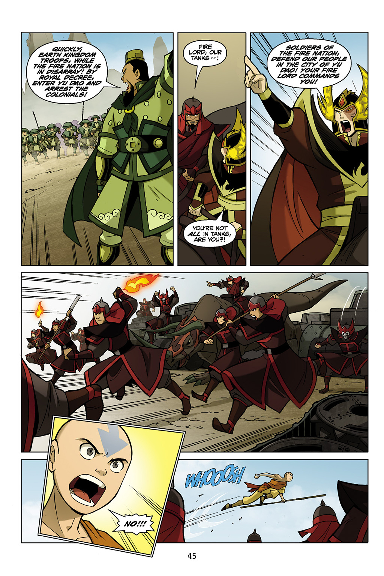 Read online Nickelodeon Avatar: The Last Airbender - The Promise comic -  Issue # Part 3 - 45