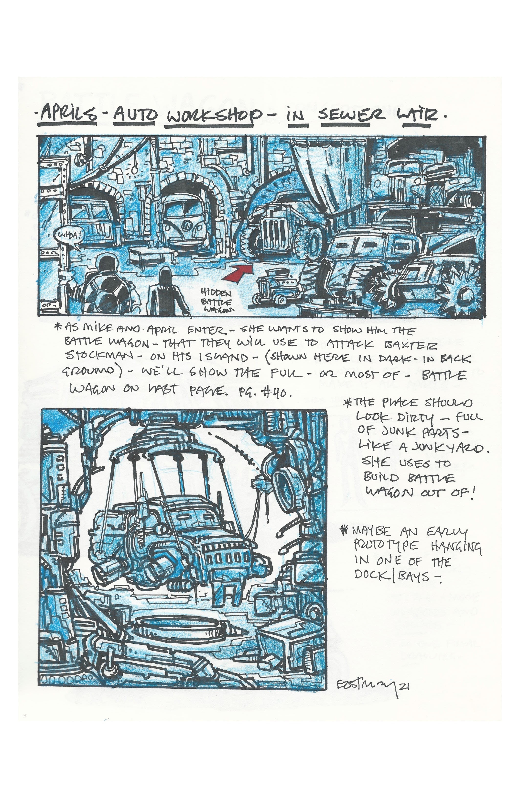 Read online Teenage Mutant Ninja Turtles: The Last Ronin Design Archive comic -  Issue # Full - 15