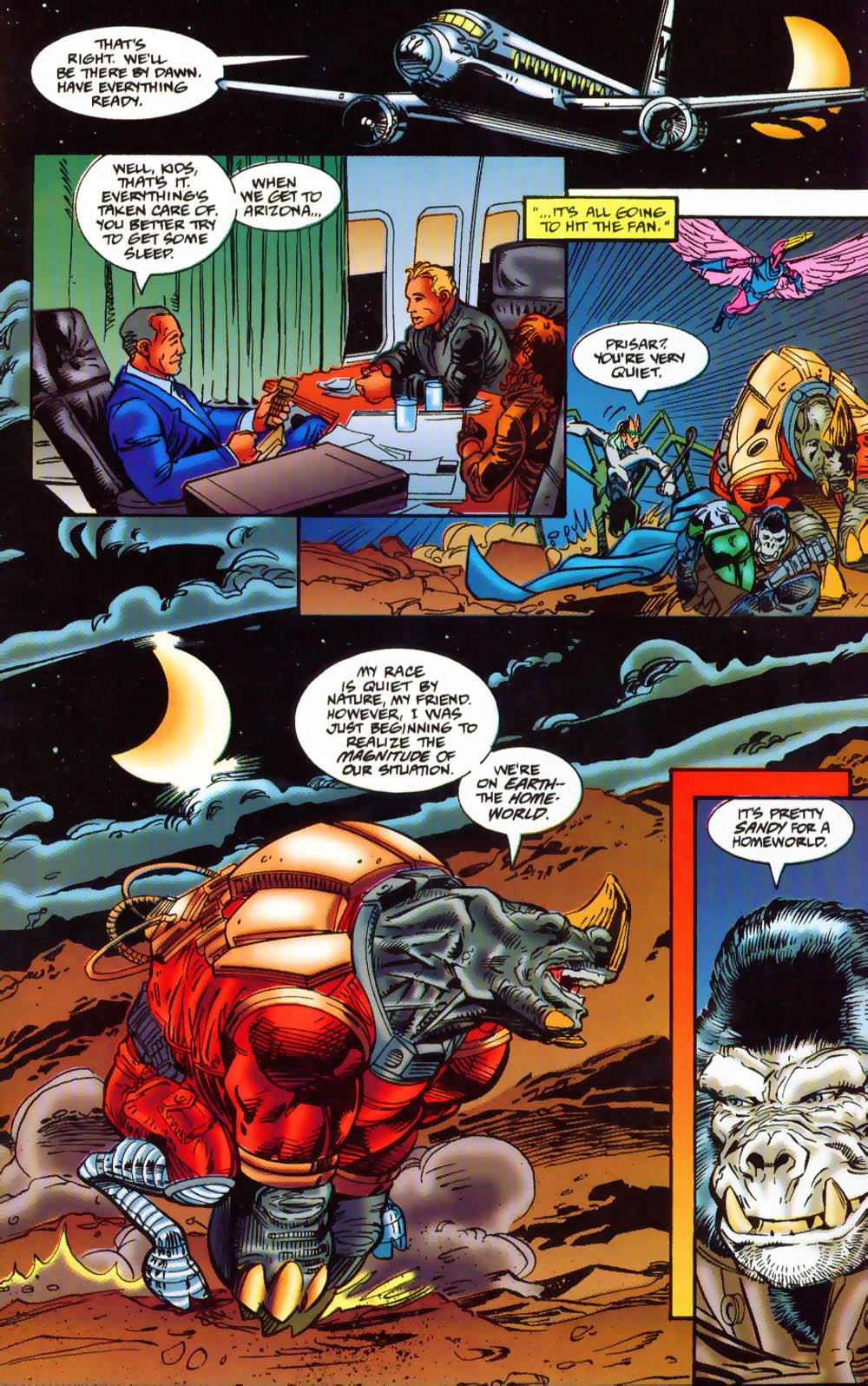 Read online Leonard Nimoy's Primortals (1995) comic -  Issue #10 - 18